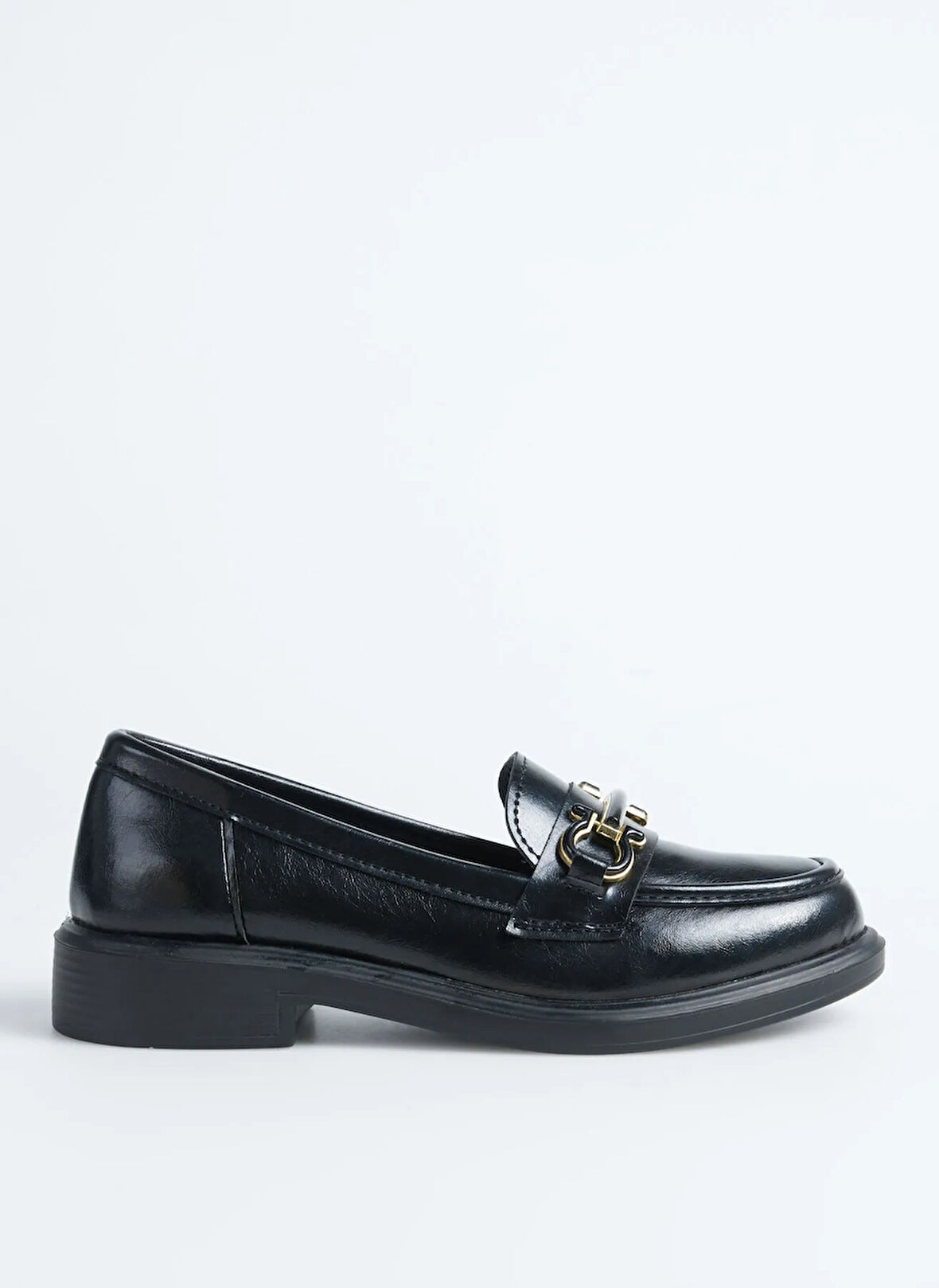 Fabrika Rugan Siyah Kadın Loafer FALLON