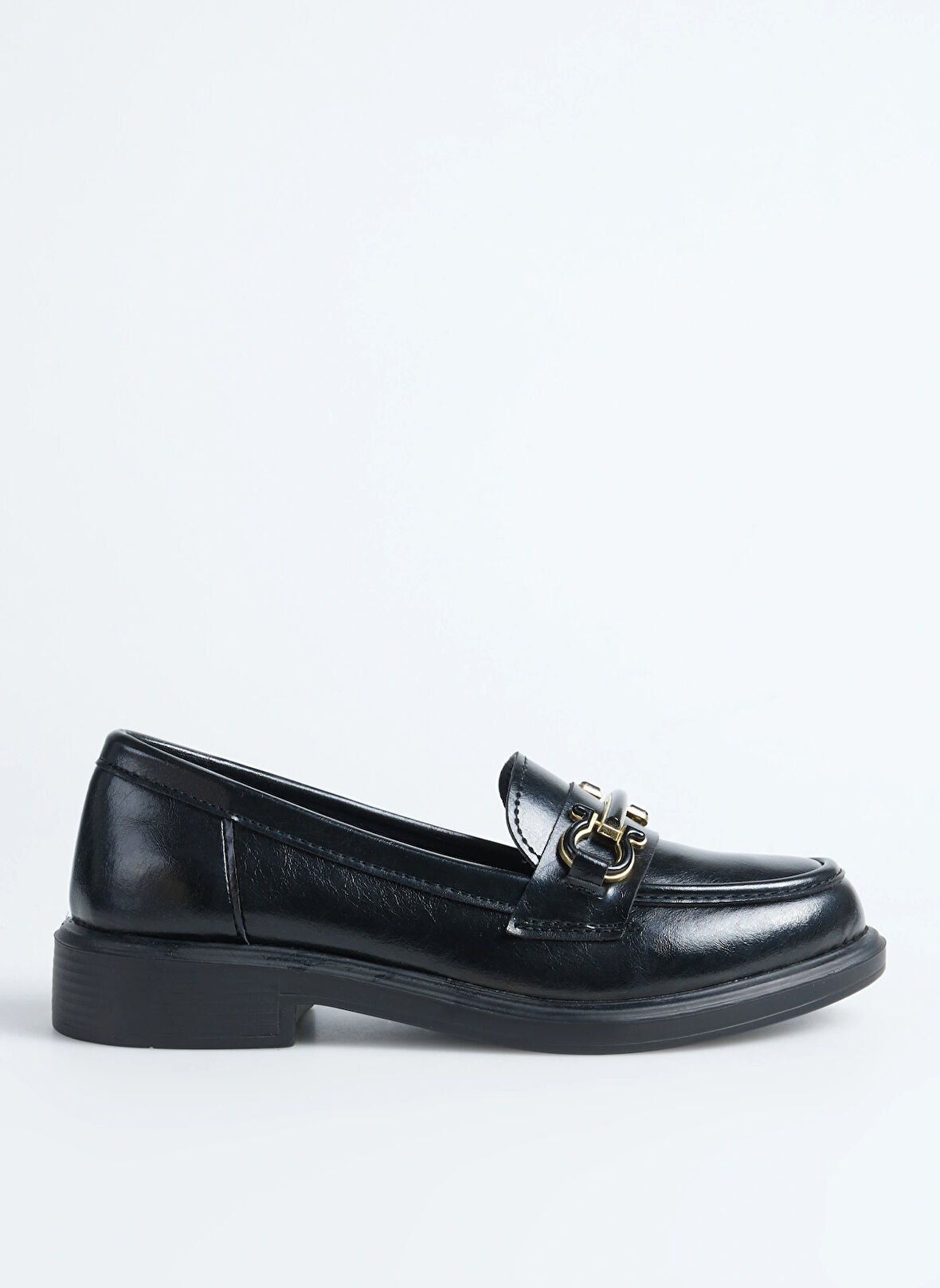 Fabrika Rugan Siyah Kadın Loafer FALLON