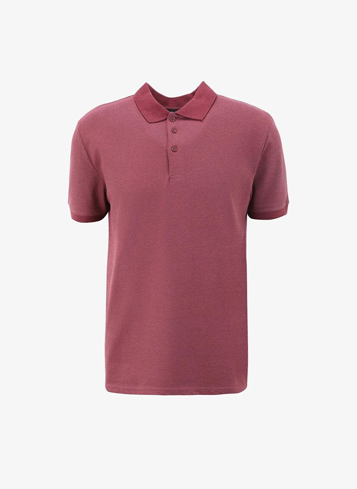 Fabrika Düz Bordo Erkek Polo T-Shirt F4SM-TST 0942