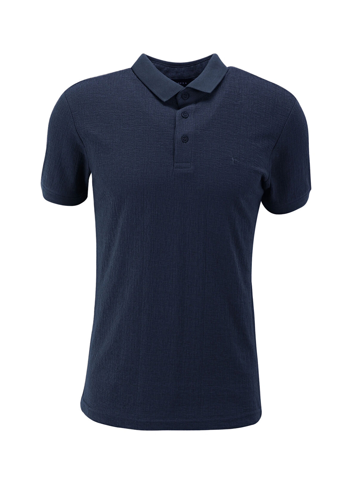 Fabrika Jakarlı Lacivert Erkek Polo T-Shirt F4SM-TST 0939