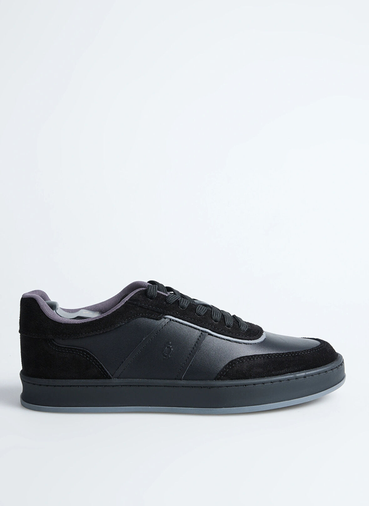 Fabrika Siyah Erkek Deri Sneaker RODIT-KIERON