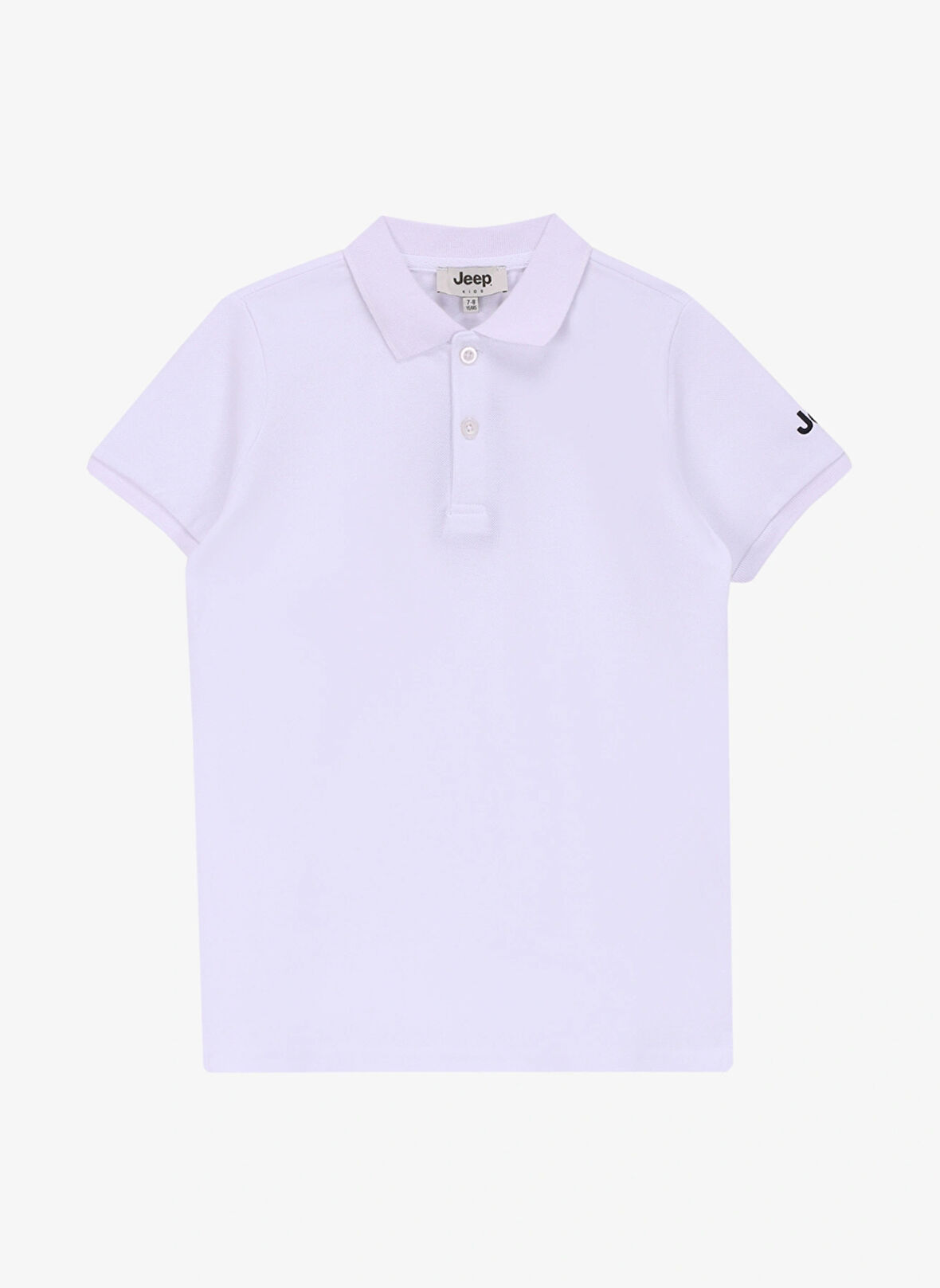 Jeep Düz Beyaz Erkek Çocuk  Polo T-Shirt J4WB-TST7705