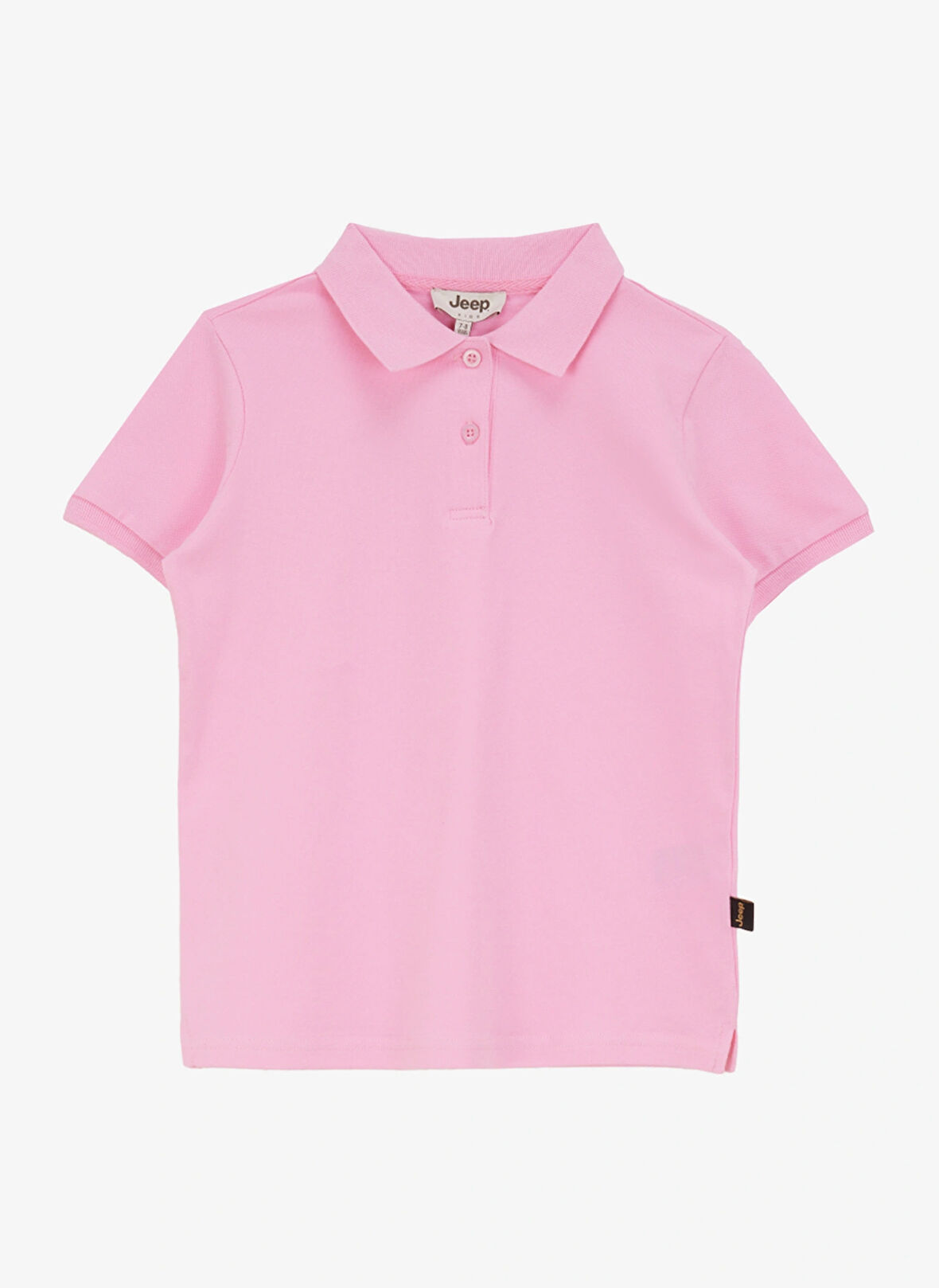 Jeep Düz Pembe Kadın Polo T-Shirt J4WG-TST7504