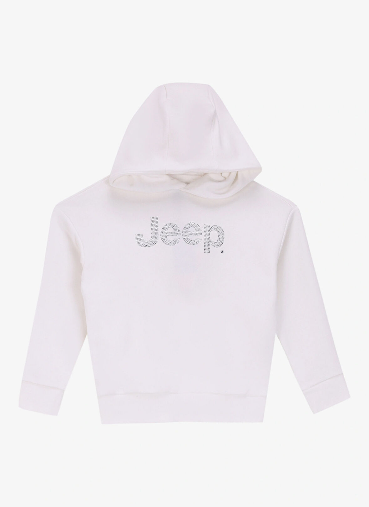 Jeep Baskılı Kız Çocuk Ekru Sweatshırt J4WG-SWT7565