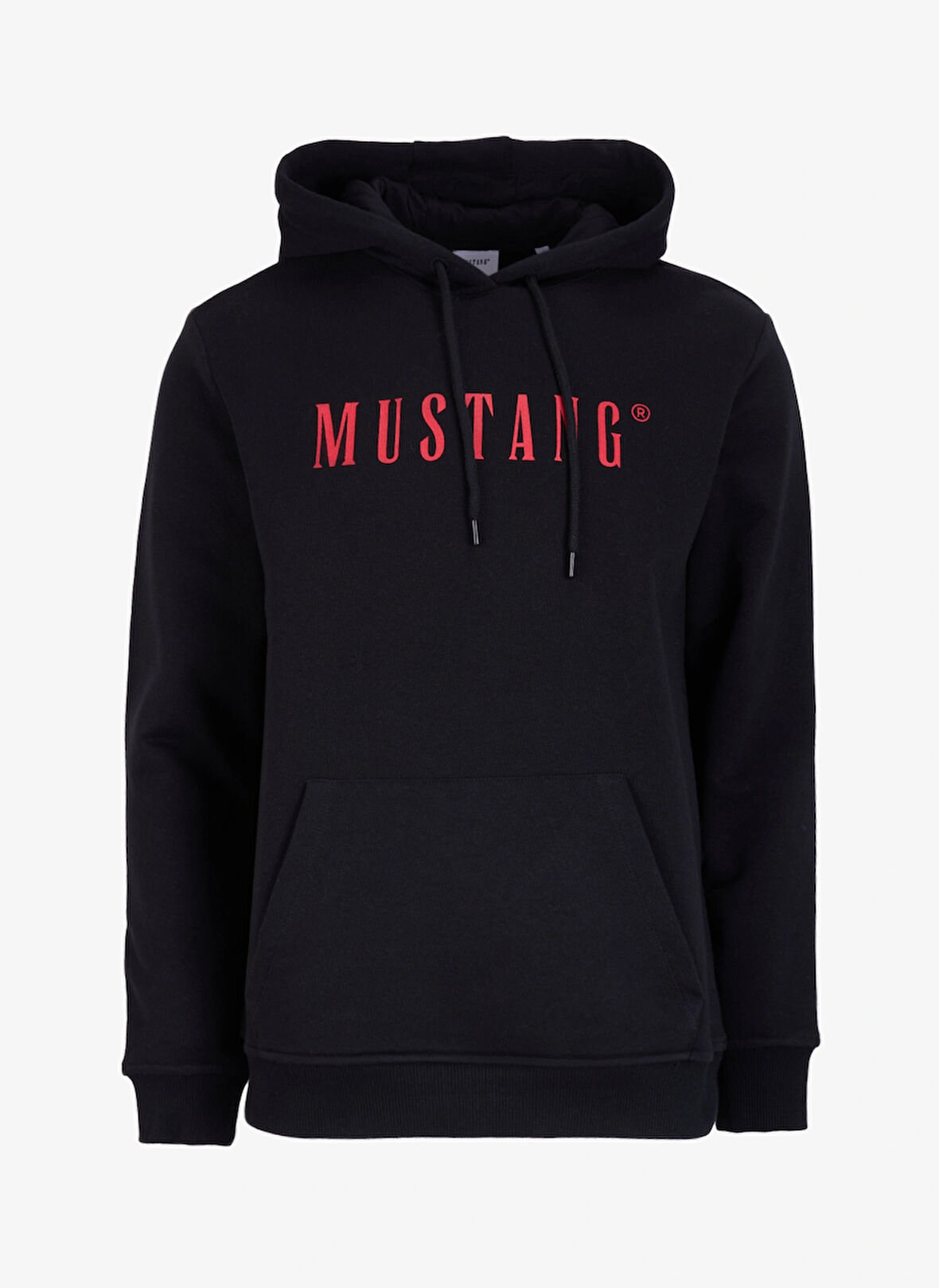 Mustang Kapüşon Yaka Siyah Erkek Sweatshırt M4WM-SWT-1980