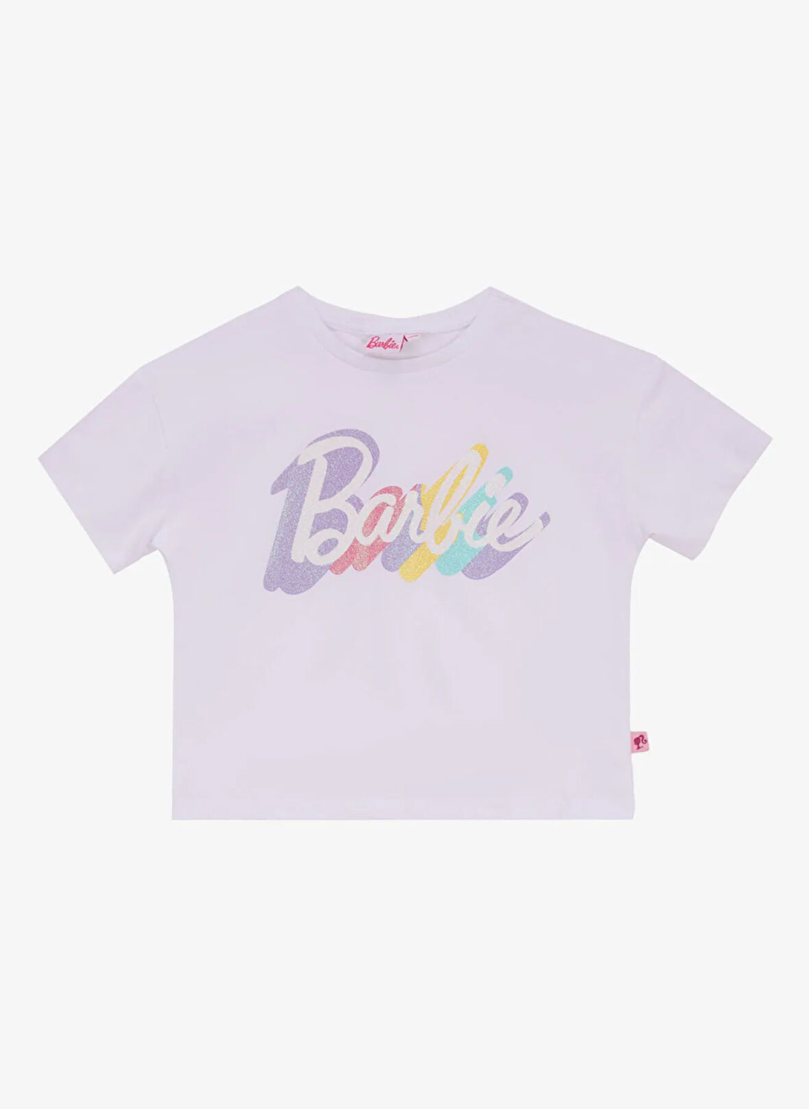 Beyaz - Lila Kız Çocuk Desenli Pijama Takımı BRB5SG-PJM6079