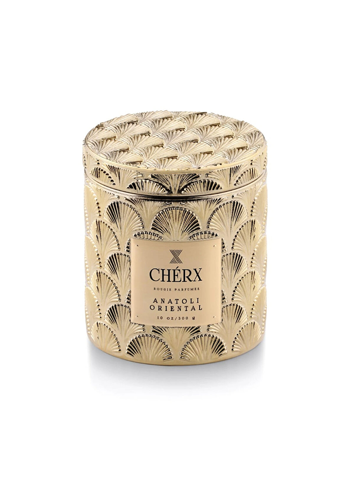 Cherx Altın Mum Anatoli Oriental Cam Kavanoz Mum