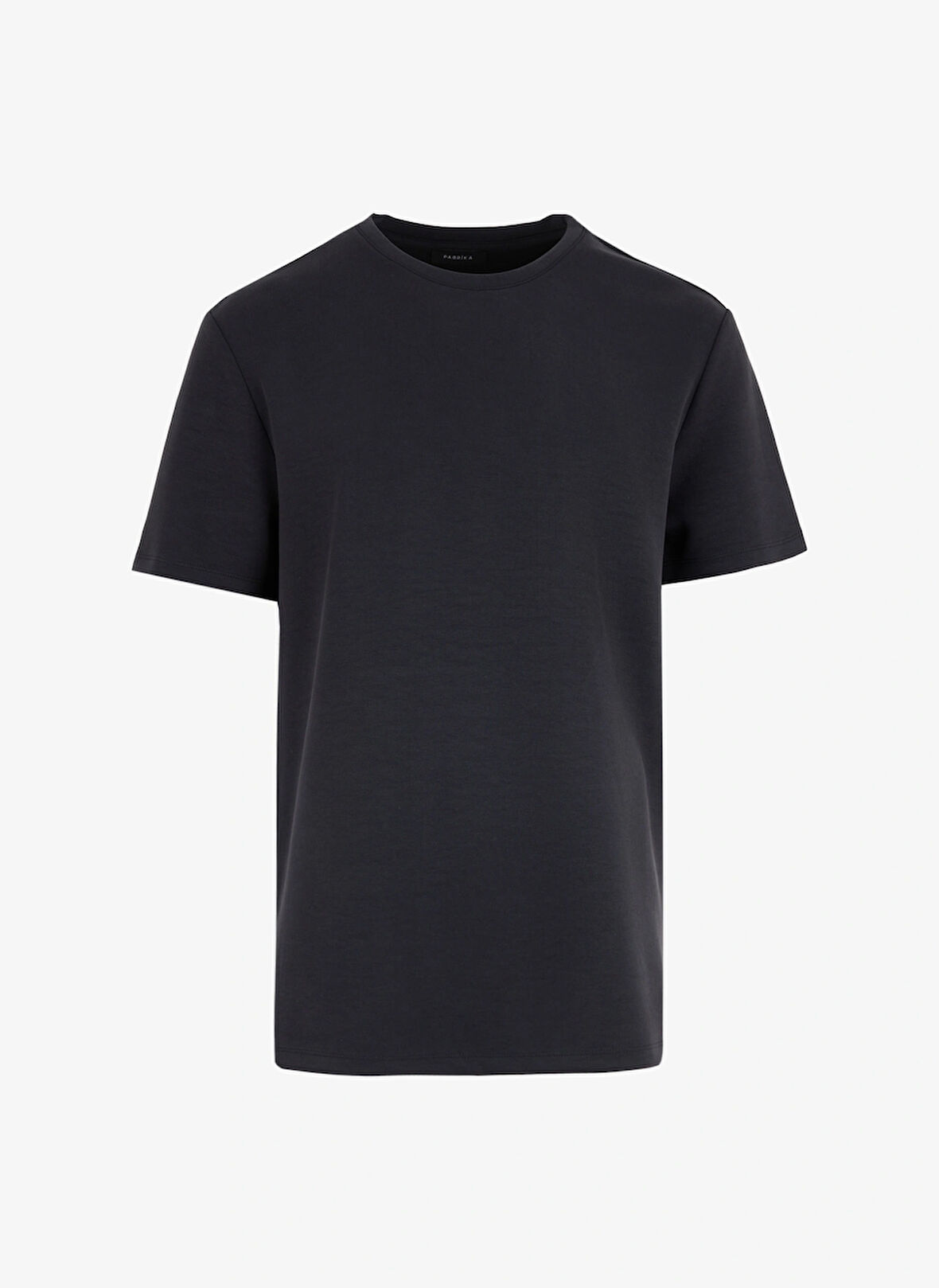 Fabrika Bisiklet Yaka Düz Antrasit Erkek T-Shirt F4SM-TST 0426