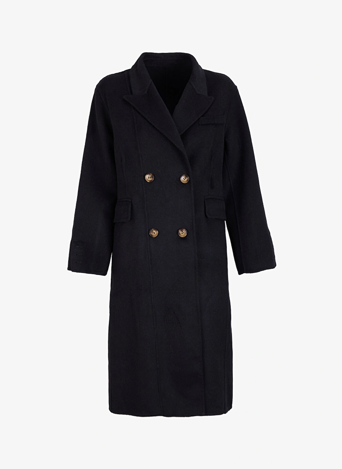 Cedelar Siyah Kadın Trençkot QATA