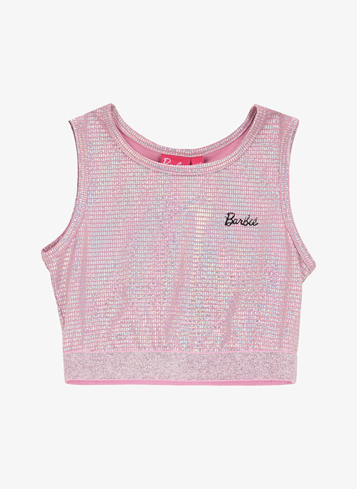 Barbie Baskılı Pembe Kız Çocuk Bluz BRB5SG-BLZ6003