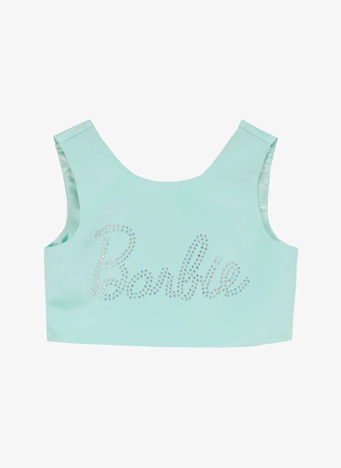 Barbie Taşlı Turkuaz Kız Çocuk Bluz BRB5SG-BLZ6007