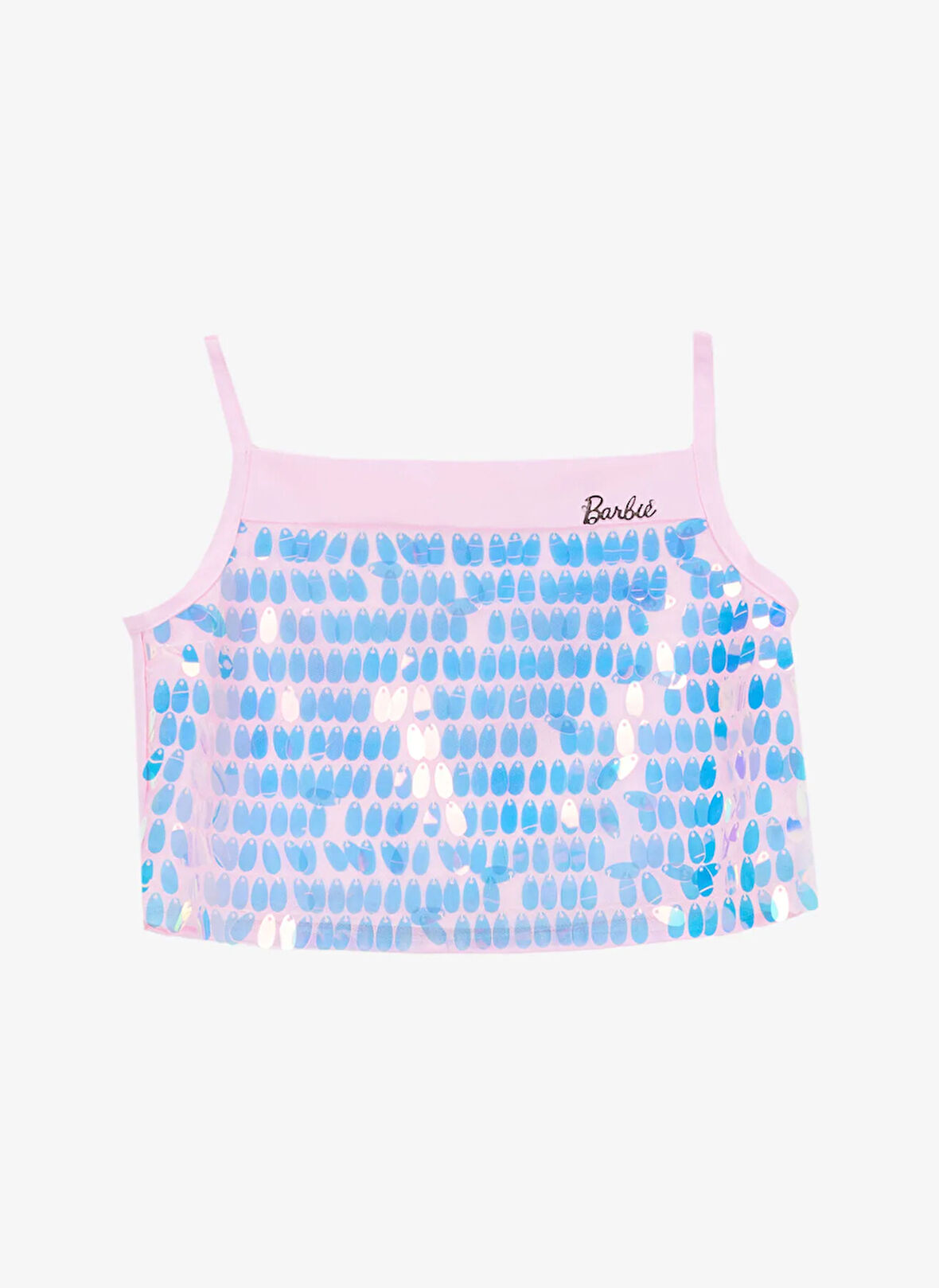 Barbie Pullu Pembe Kız Çocuk Bluz BRB5SG-BLZ6523