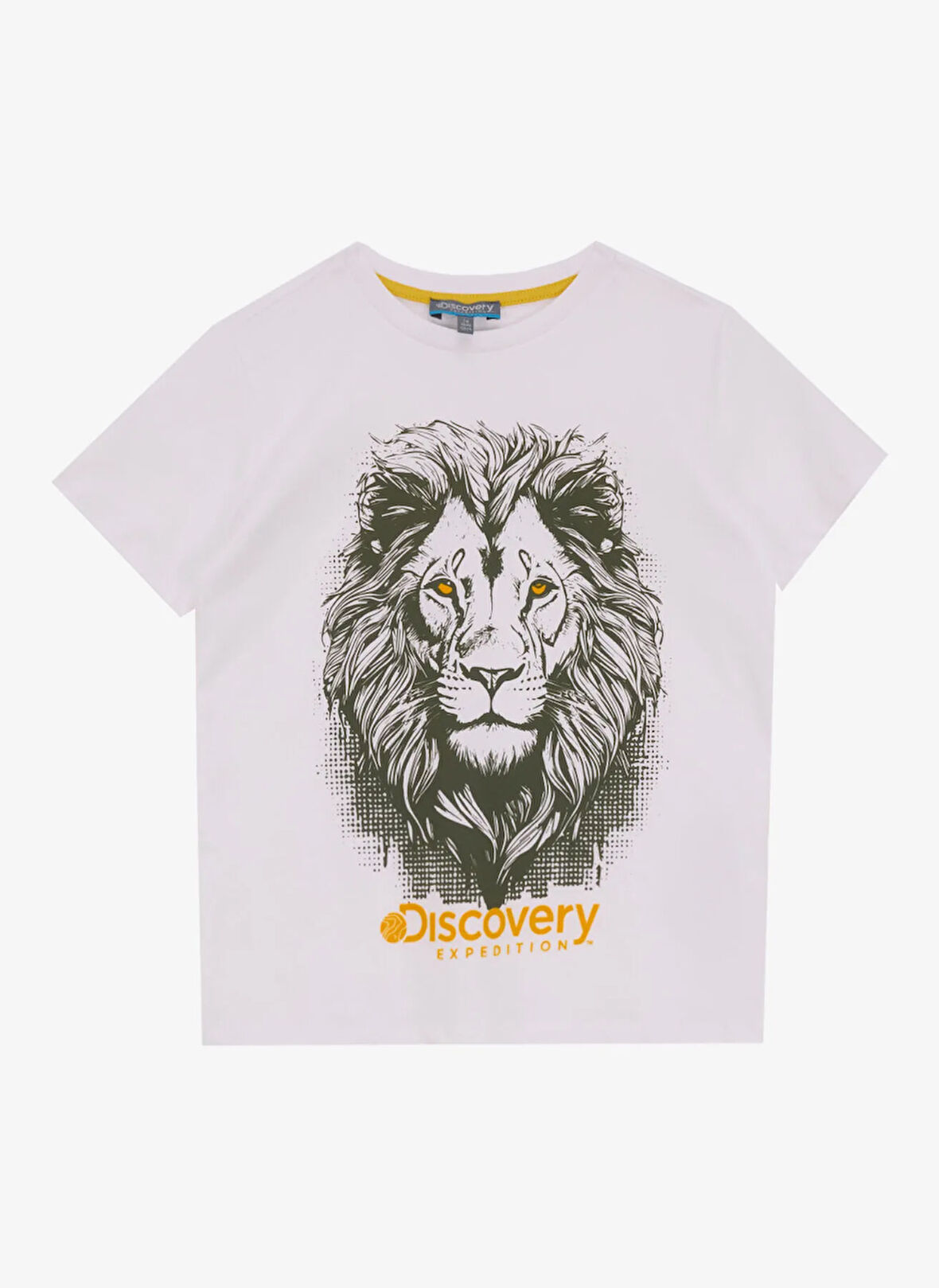 Discovery Expedition Baskılı Beyaz Erkek Çocuk T-Shirt D5SB-TST3218