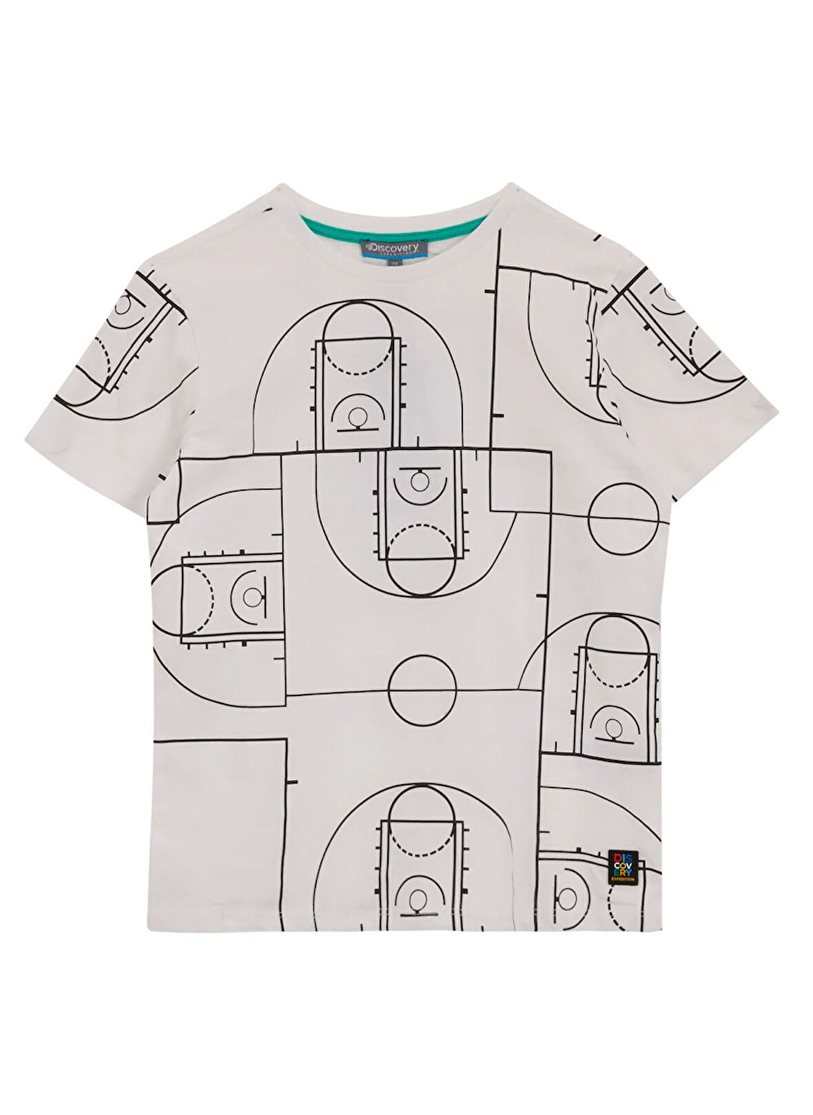 Discovery Expedition Baskılı Beyaz Erkek Çocuk T-Shirt D5SB-TST3249