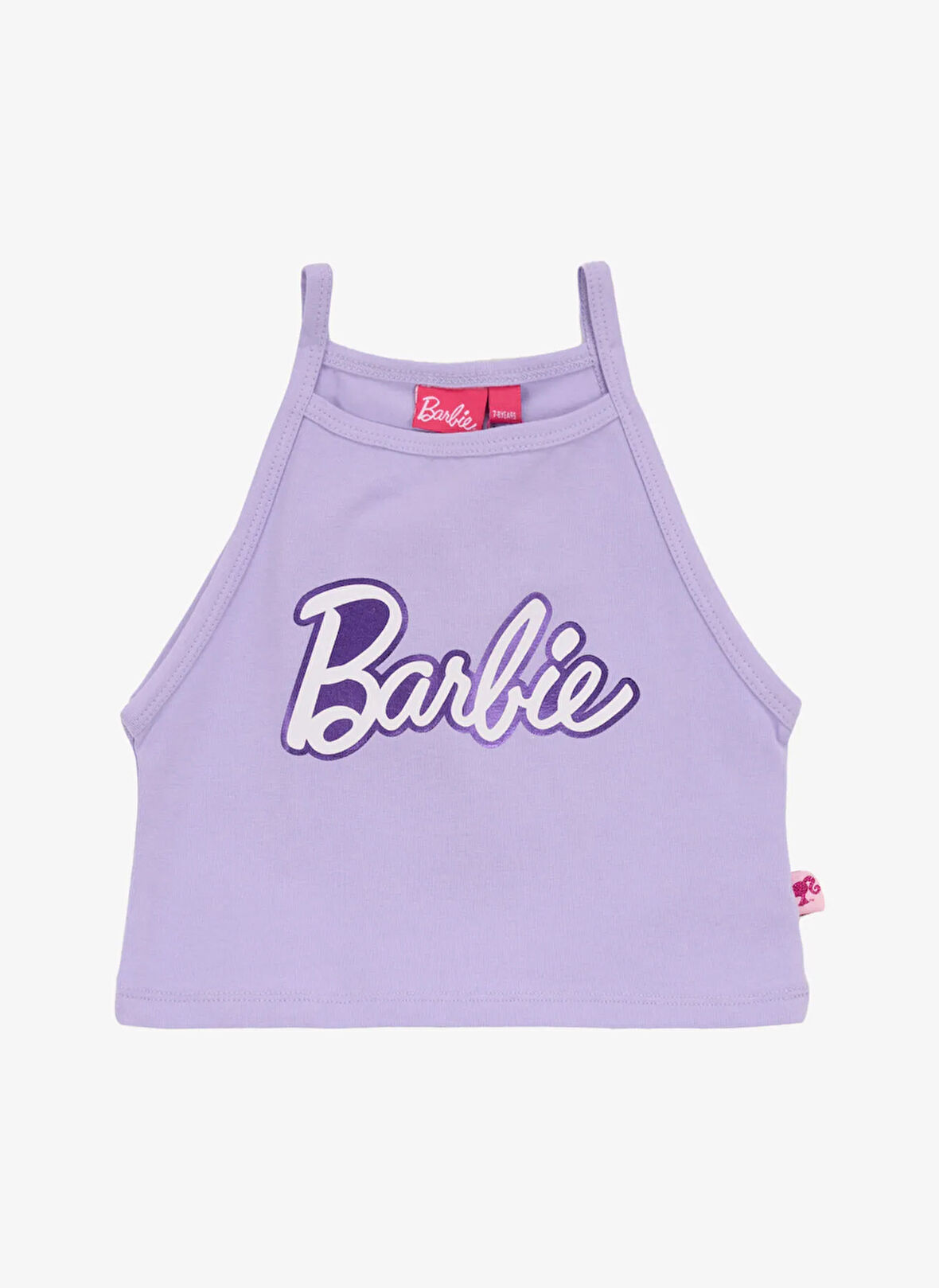 Barbie Baskılı Lila Kız Çocuk Atlet BRB5SG-TST6025