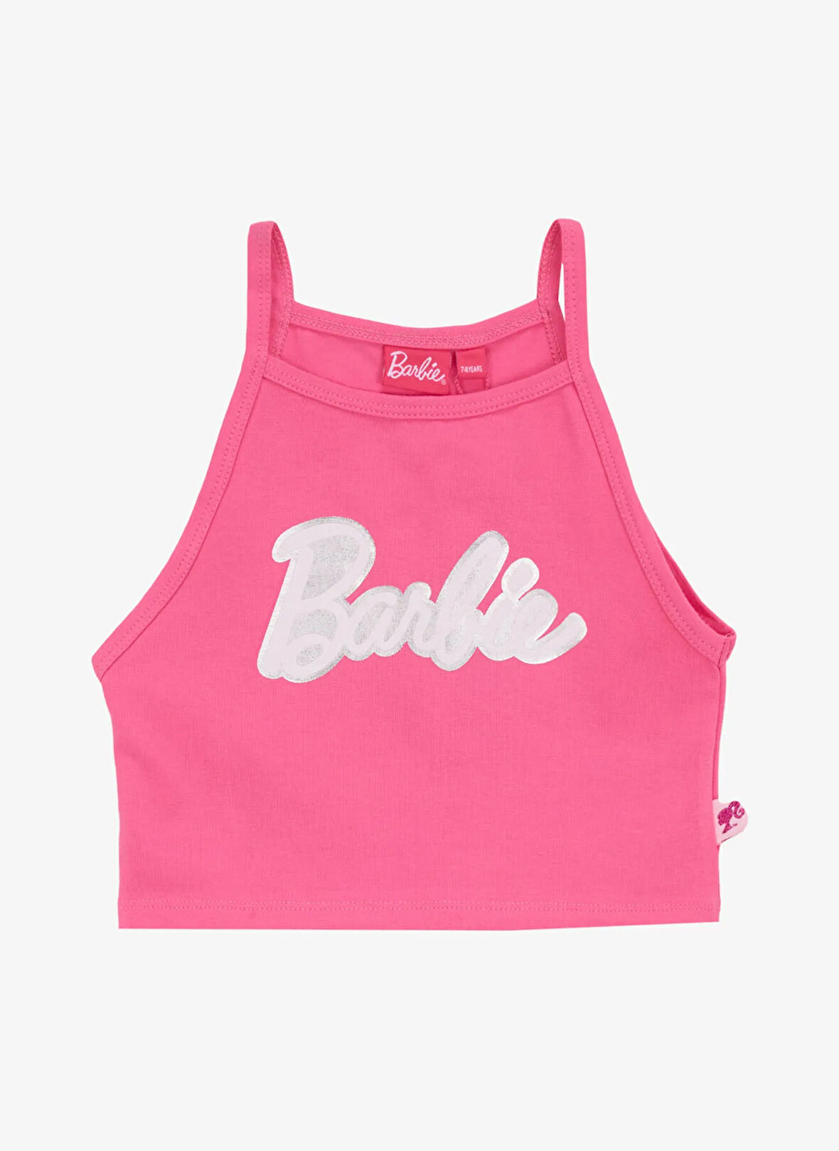 Barbie Baskılı Pembe Kız Çocuk Atlet BRB5SG-TST6025