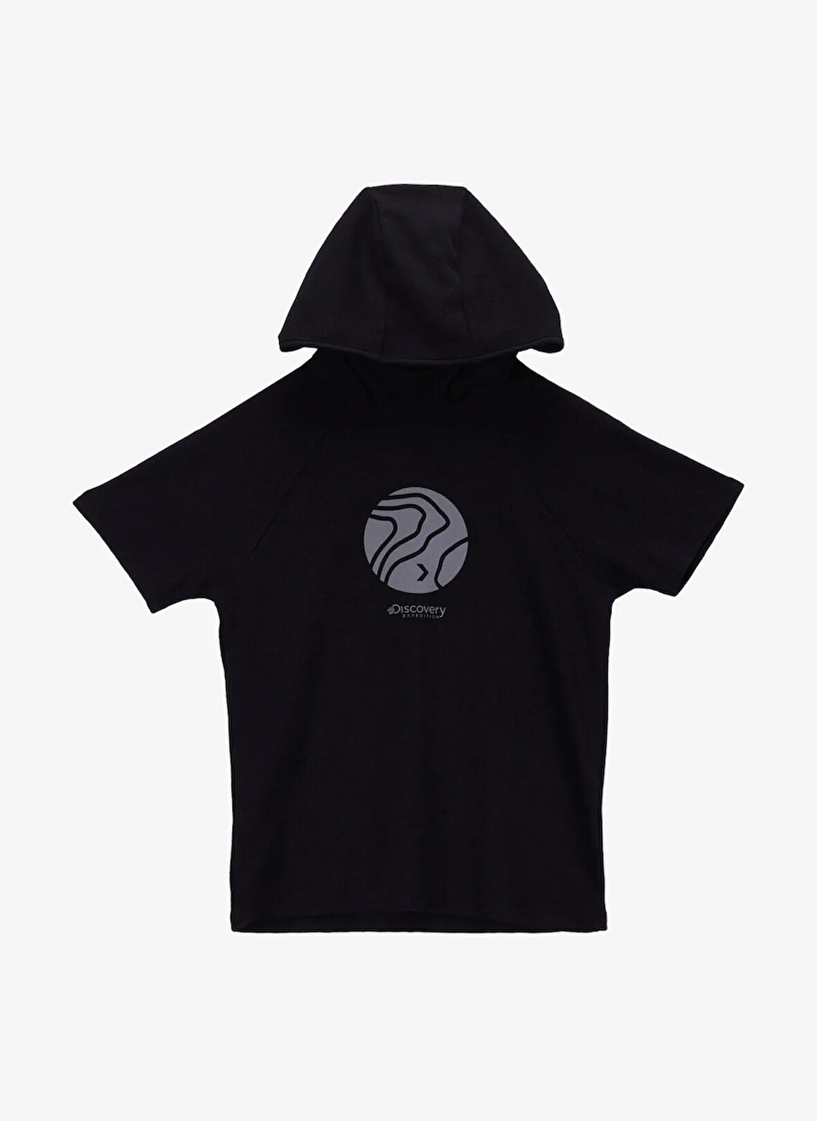 Discovery Expedition Baskılı Erkek Çocuk Siyah Sweatshırt D5SB-SWT3208