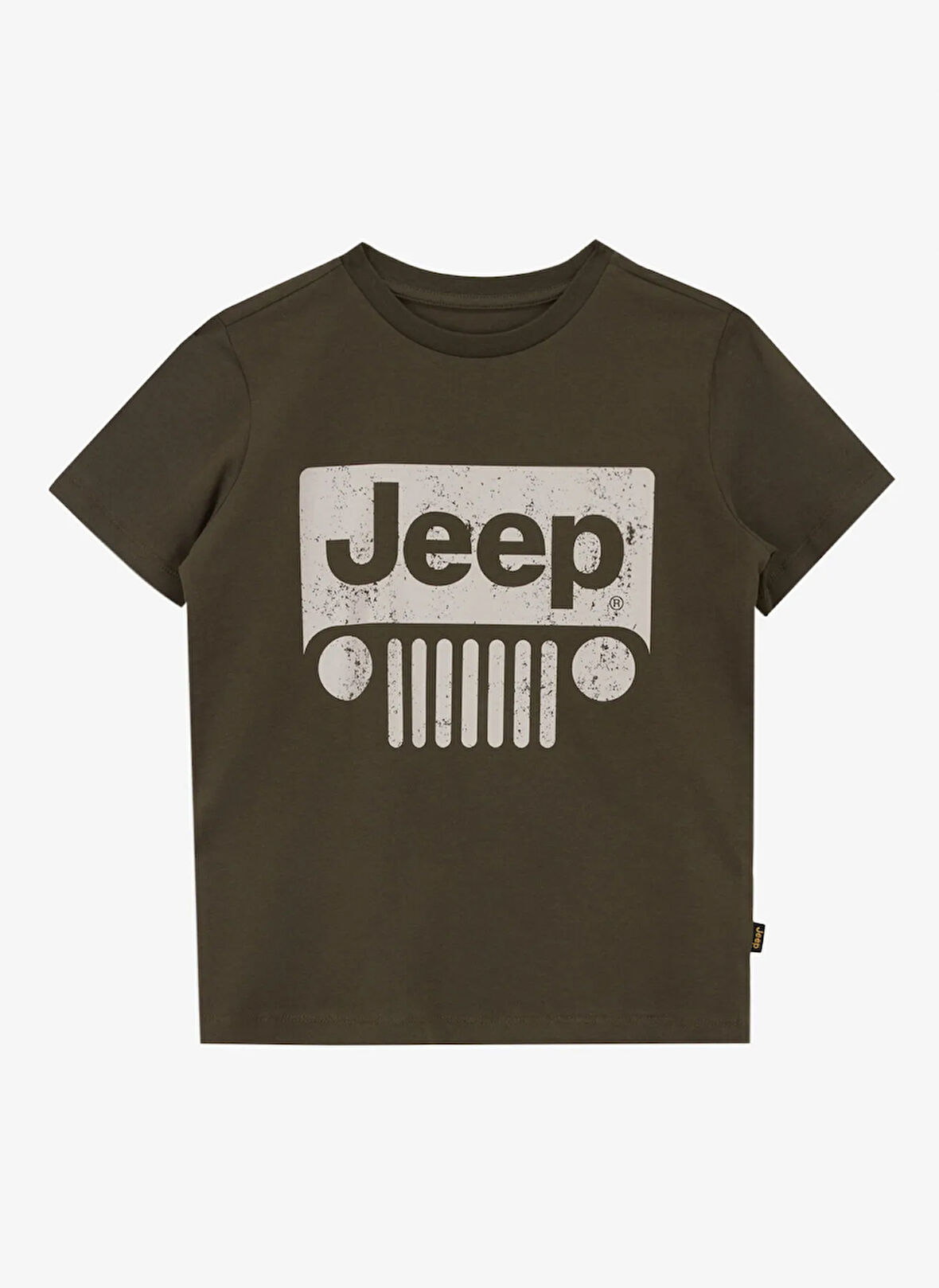 Jeep Baskılı Haki Erkek Çocuk T-Shirt J5SB-TST7751