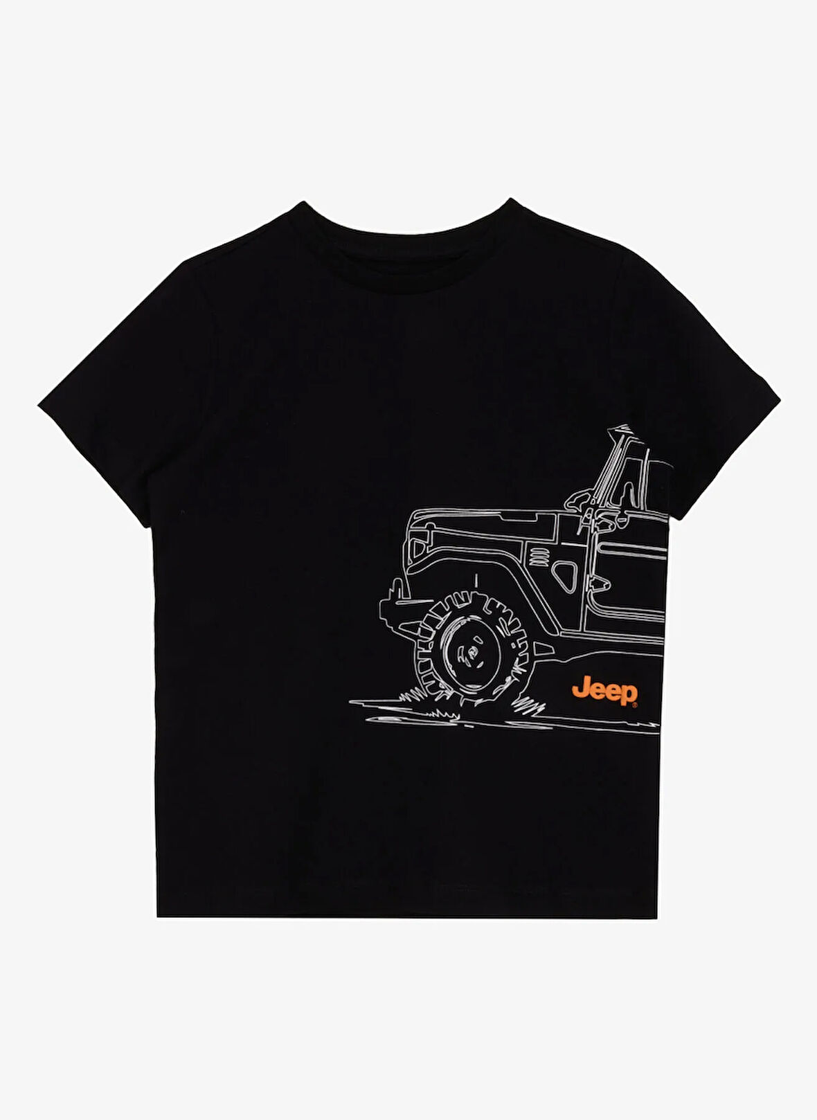 Siyah Erkek Çocuk Baskılı T-Shirt J5SB-TST7745