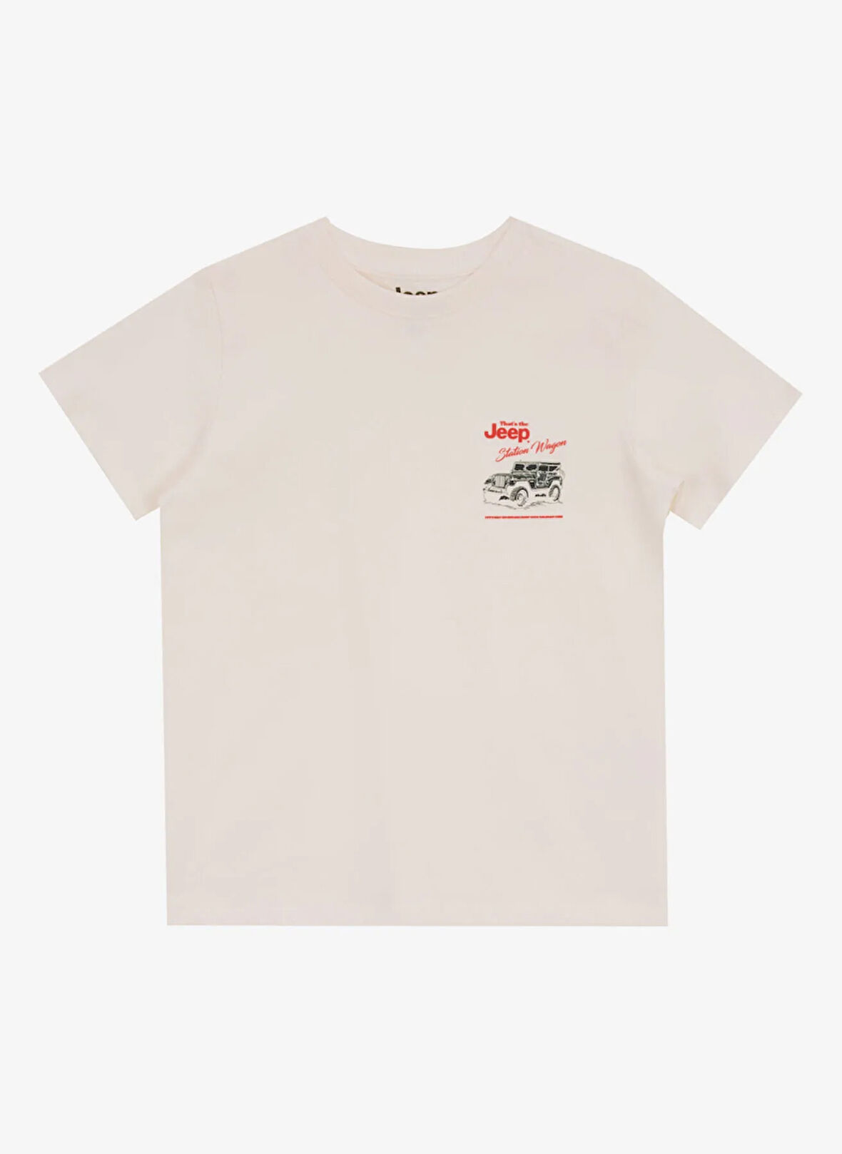 Ekru Erkek Çocuk Baskılı T-Shirt J5SB-TST7766