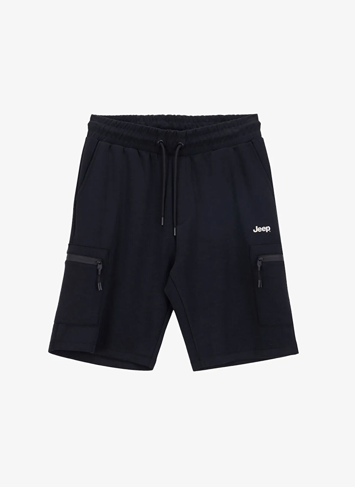 Jeep Sweat Şort, XL, Siyah