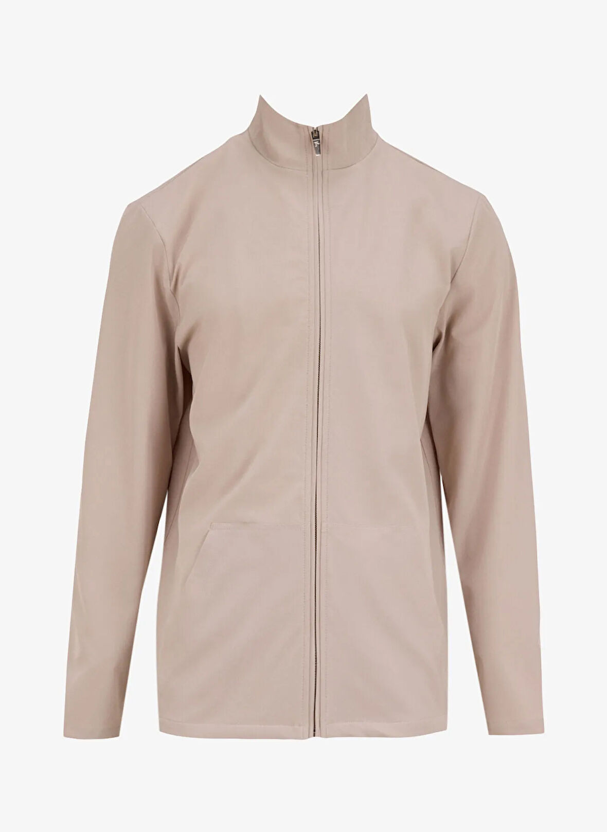 Fabrika Dik Yaka Düz Gri Erkek Sweatmont F5SM-SWT 2704