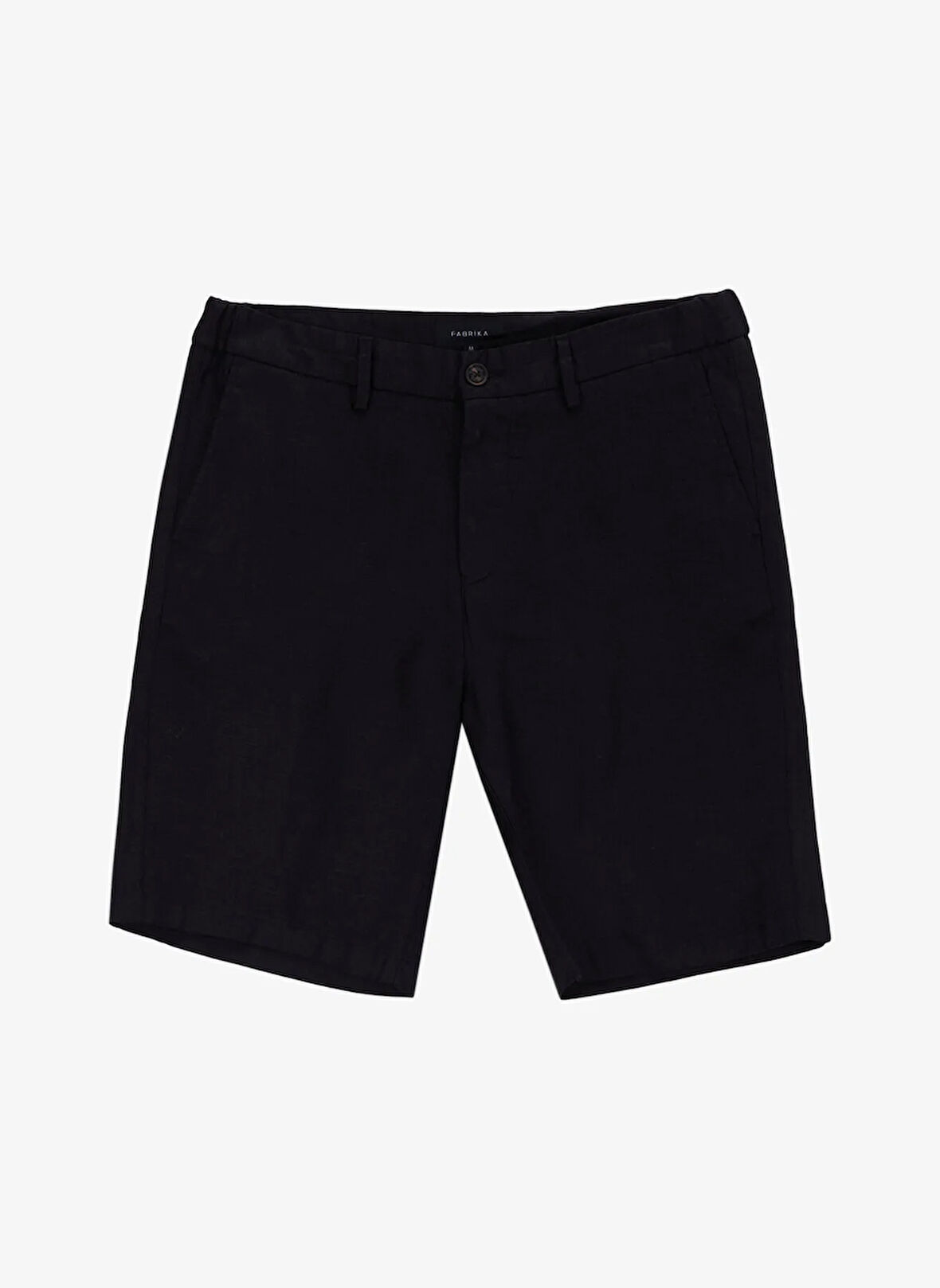 Fabrika Normal Bel Basic Siyah Erkek Bermuda Şort F5SM-SHT 2016