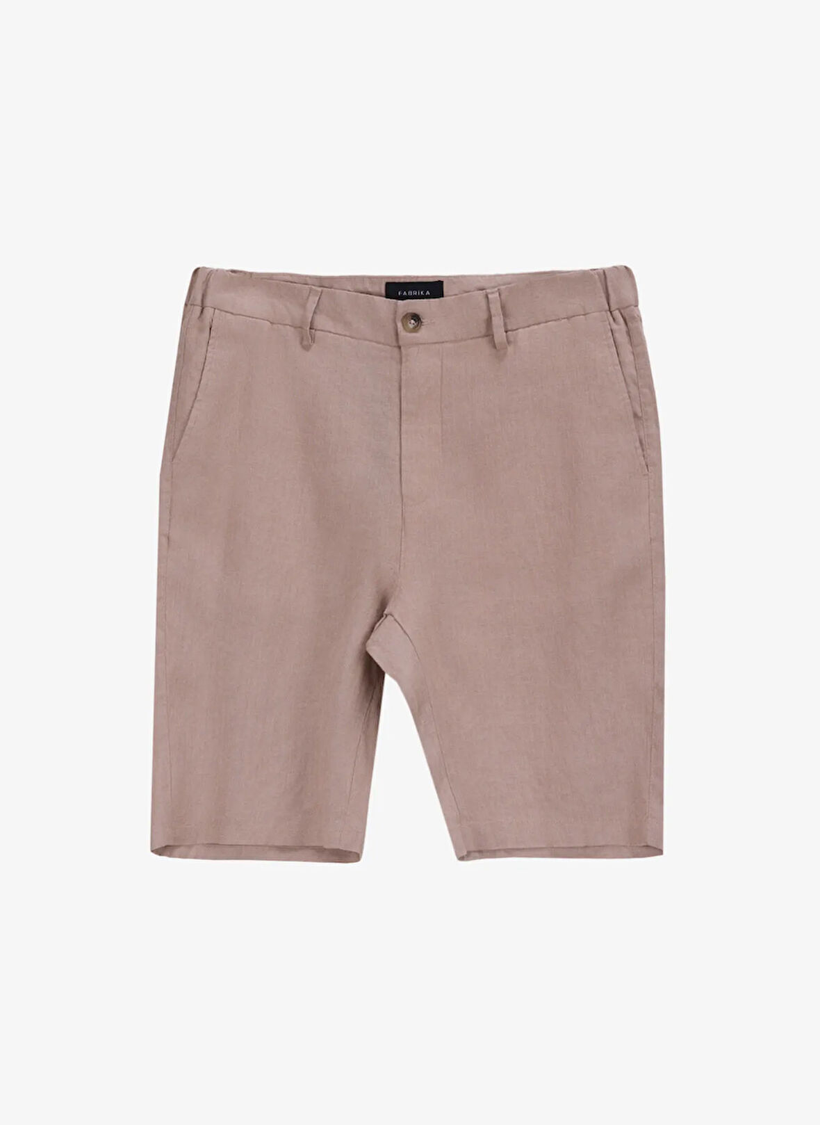Fabrika Normal Bel Basic Bej Erkek Bermuda Şort F5SM-SHT 2016