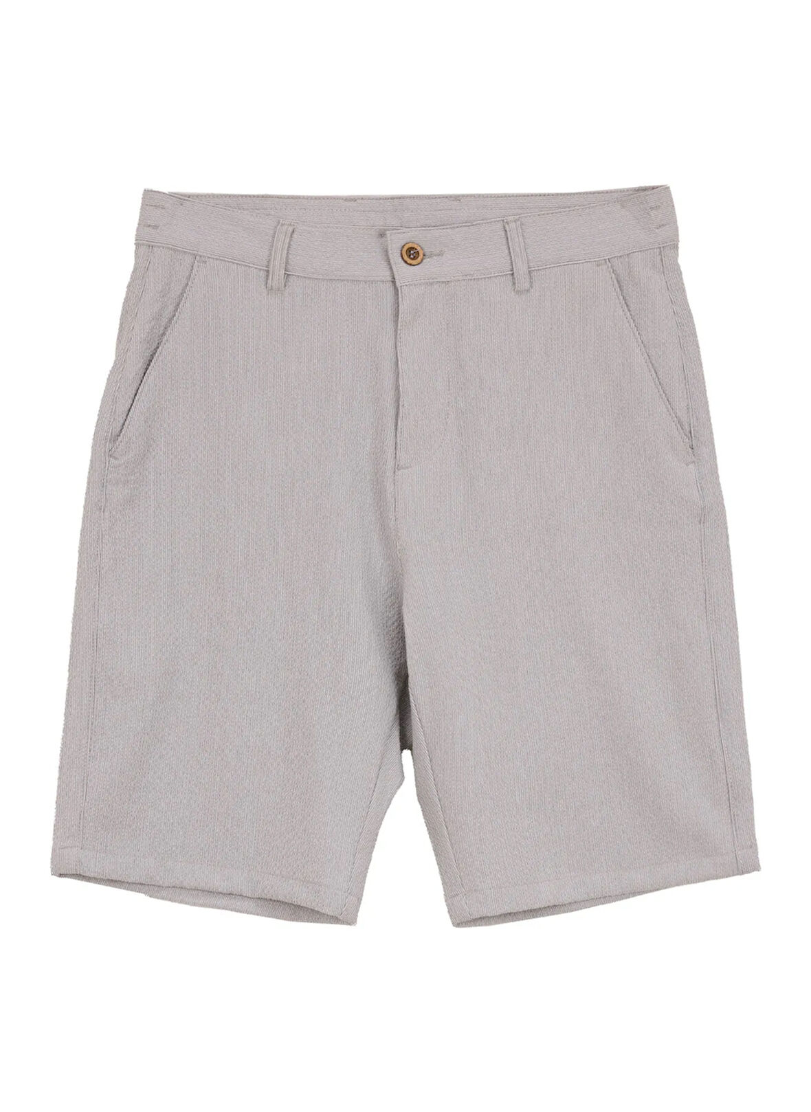 Gri Erkek Basic Çizgili Şort J5SM-SHT7248