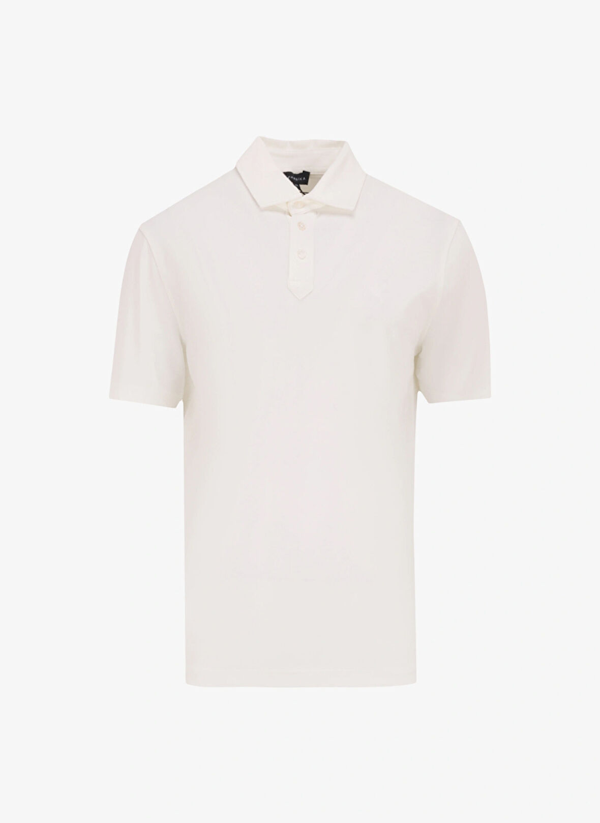 Fabrika Düz Ekru Erkek Polo T-Shirt F5SM-TST 2040