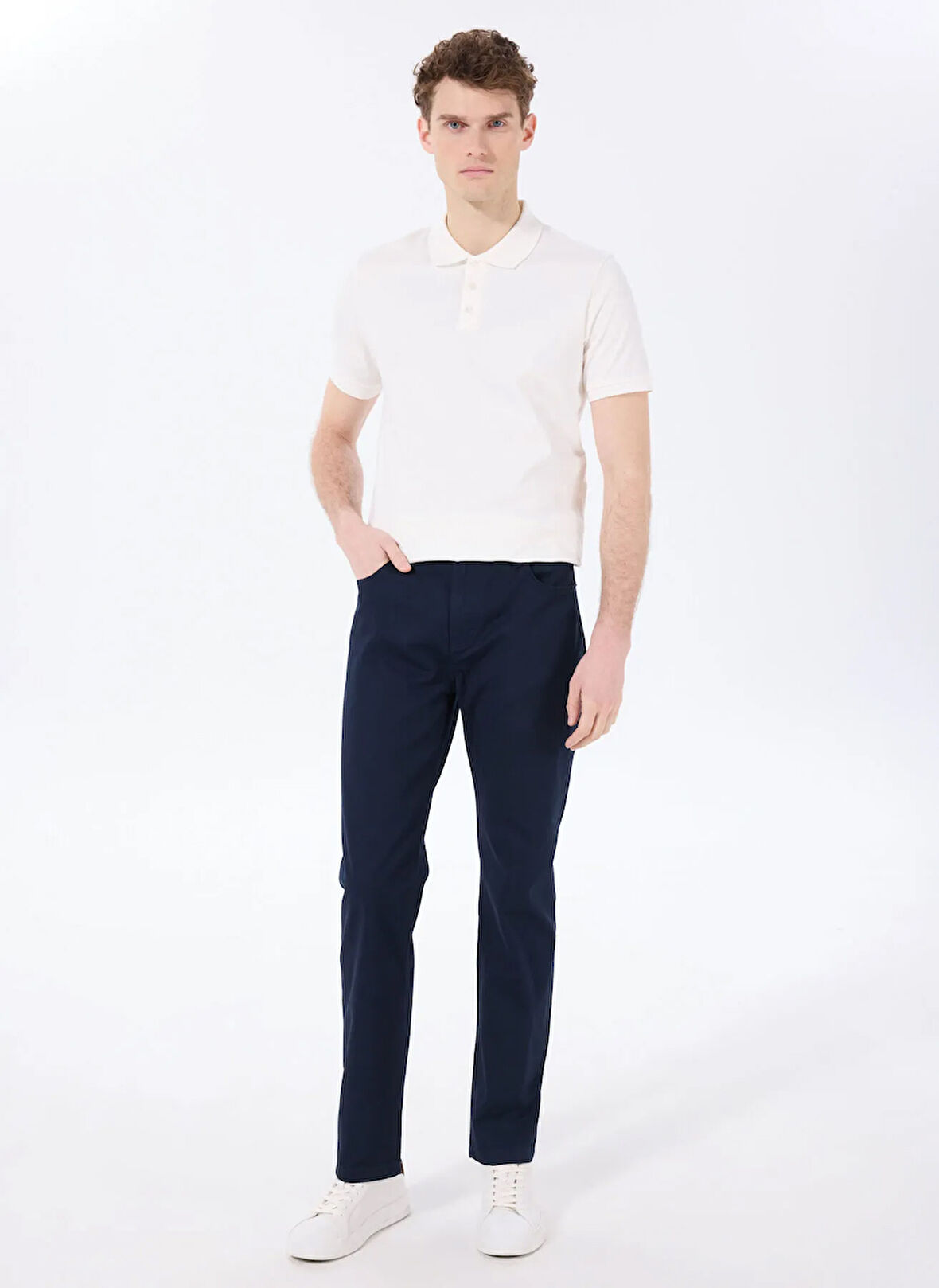 Fabrika Comfort Normal Bel Normal Paça Lacivert Erkek Chino Pantolon FC5SM-PNT 2019