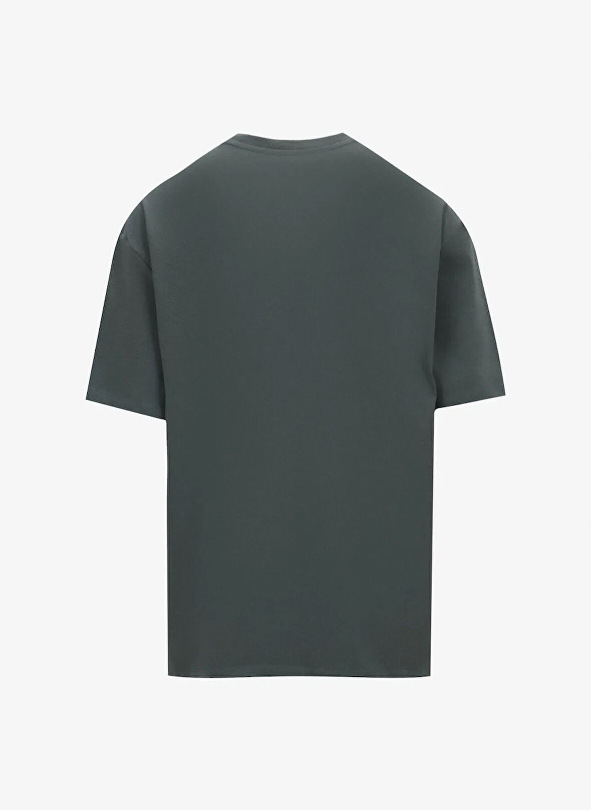 Discovery Expedition D5SM-TST3842 Yeşil Bisiklet Yaka Relaxed Baskılı Erkek T-Shirt