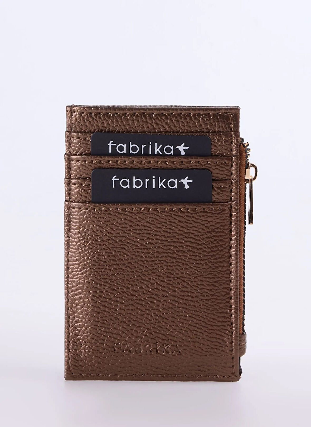 Fabrika Kahve Kadın Kartlık Frk 522 Flt Deri Kahve