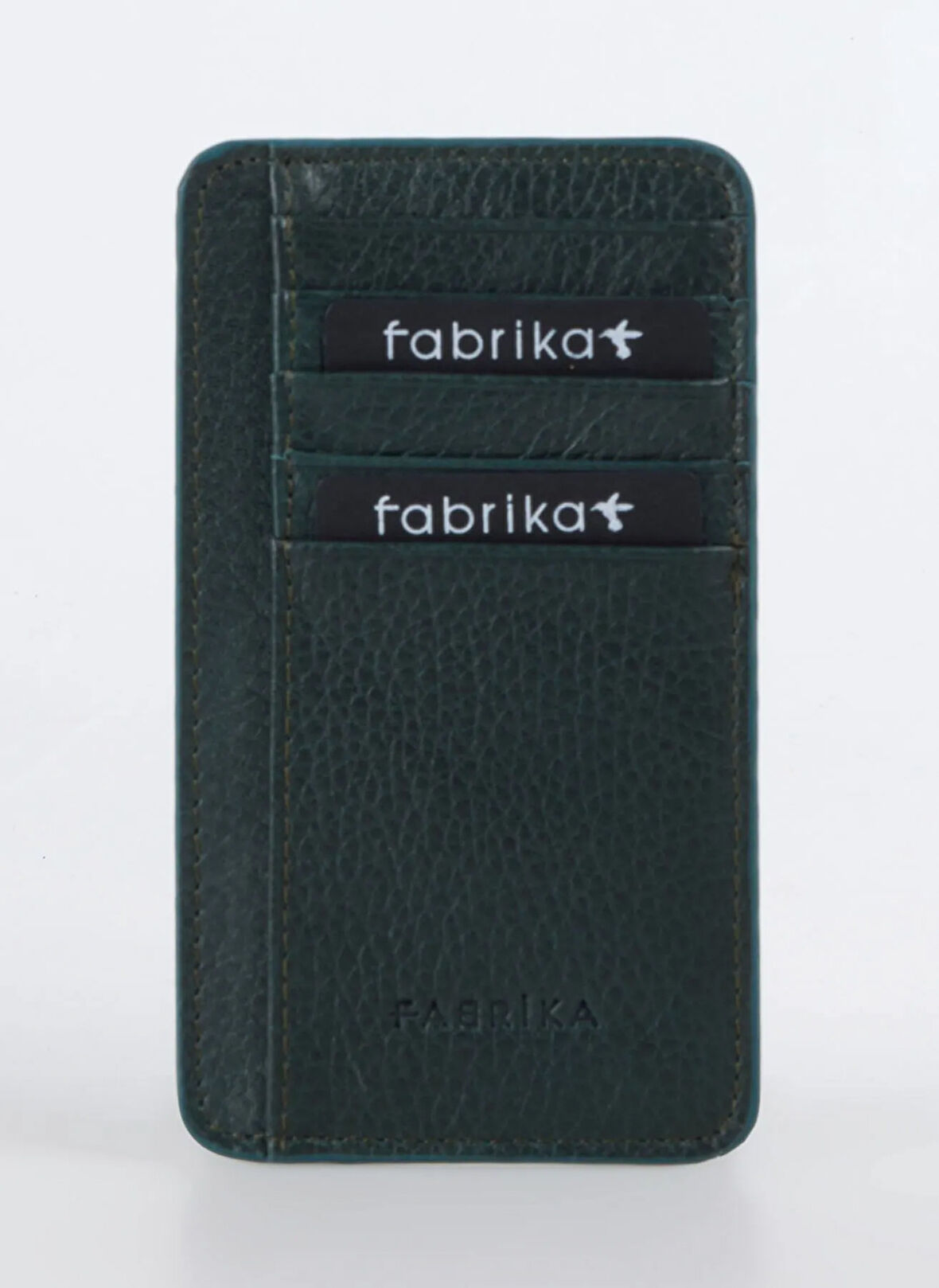 Fabrika Yeşil Kadın Kartlık Frk 528 Flt Deri Yeşil