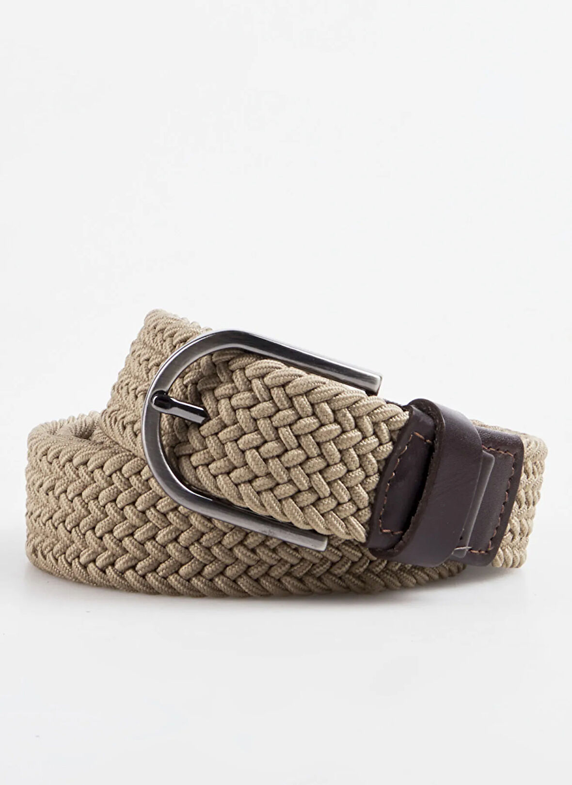 Fabrika Erkek Kemer Fbk 001 Lst örgü Kahve