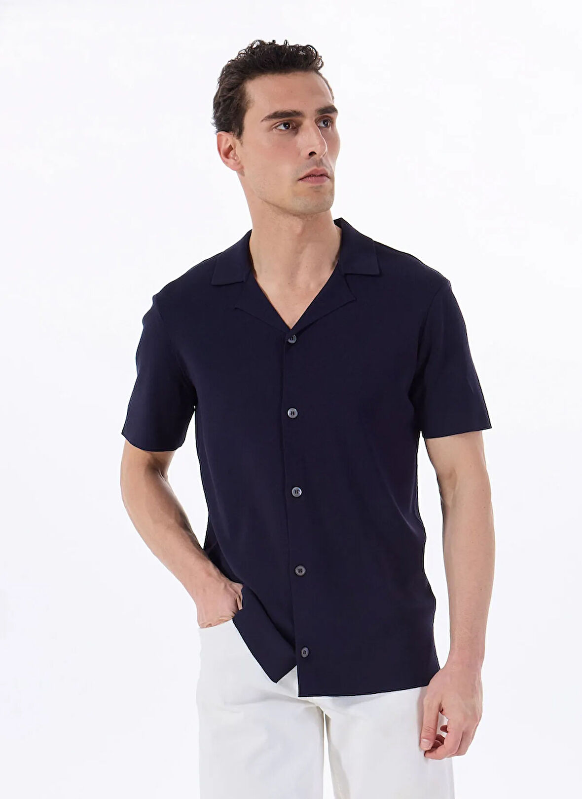 Fabrika Lacivert Erkek Hırka F5SM-HRK 2053