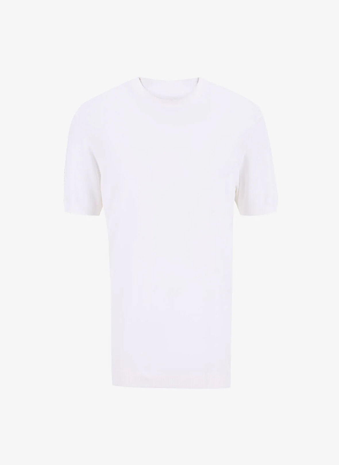 Fabrika Bisiklet Yaka Basic Düz Kırık Beyaz Erkek Kazak F5SM-KZK 2937