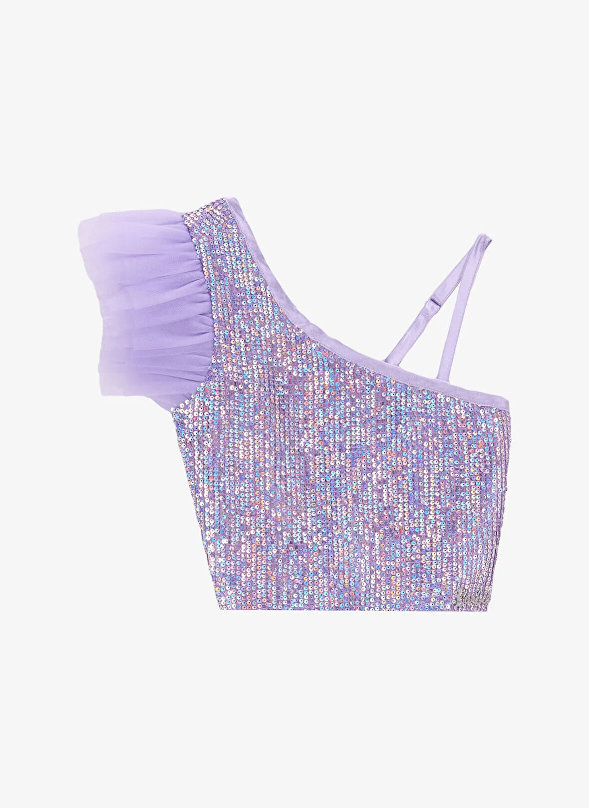 Barbie Payetli Lila Kız Çocuk Bluz BRB5SG-BLZ6482