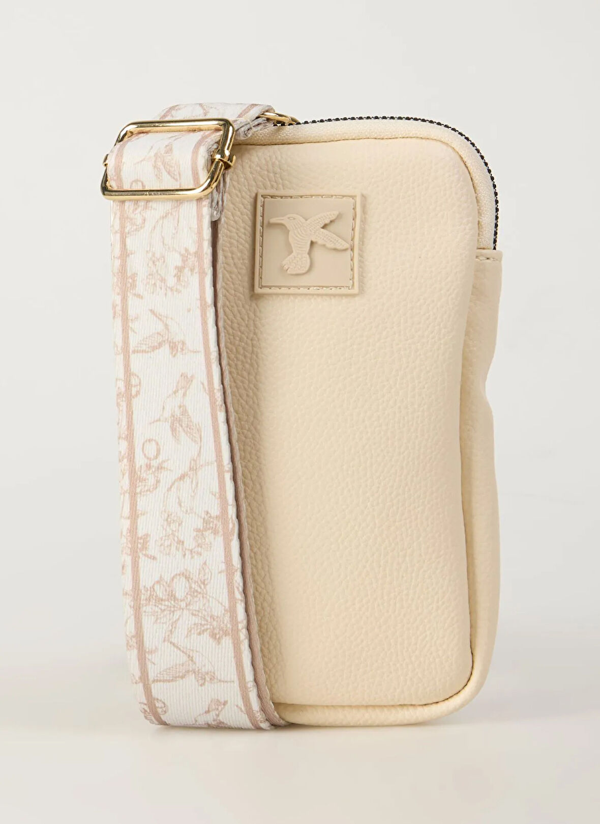 Bej Kadın Telefon Çantası STRAP-DAIGA