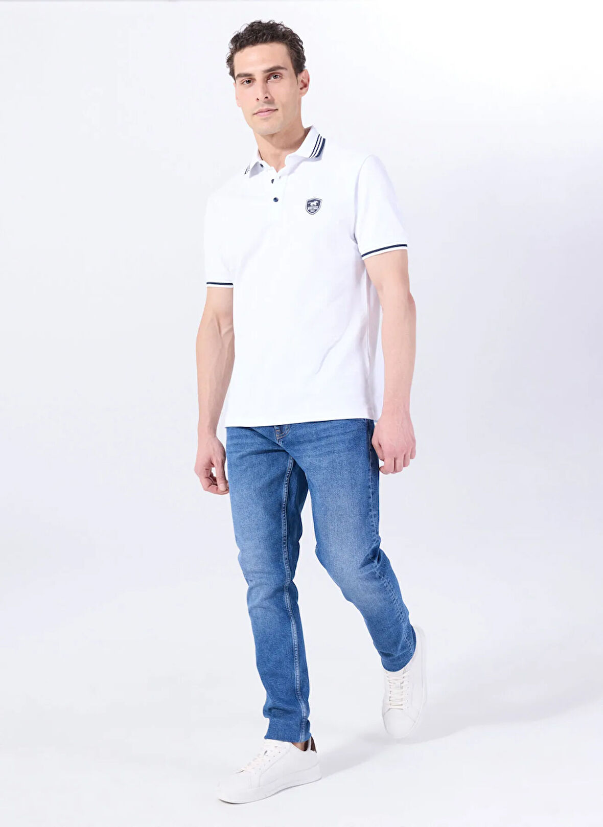 Mustang Orta Bel Slim Fit Lacivert Erkek Denim Pantolon VEGAS SLIM - 1175