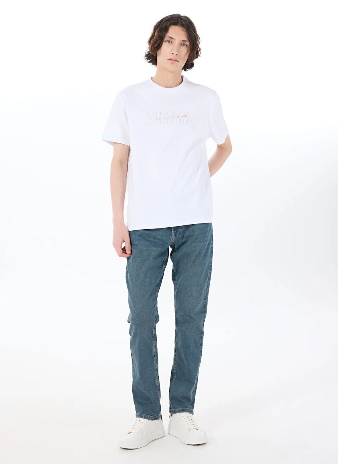 Mustang Orta Bel Slim Fit Mavi Erkek Denim Pantolon MICHIGAN SLIM - 1013