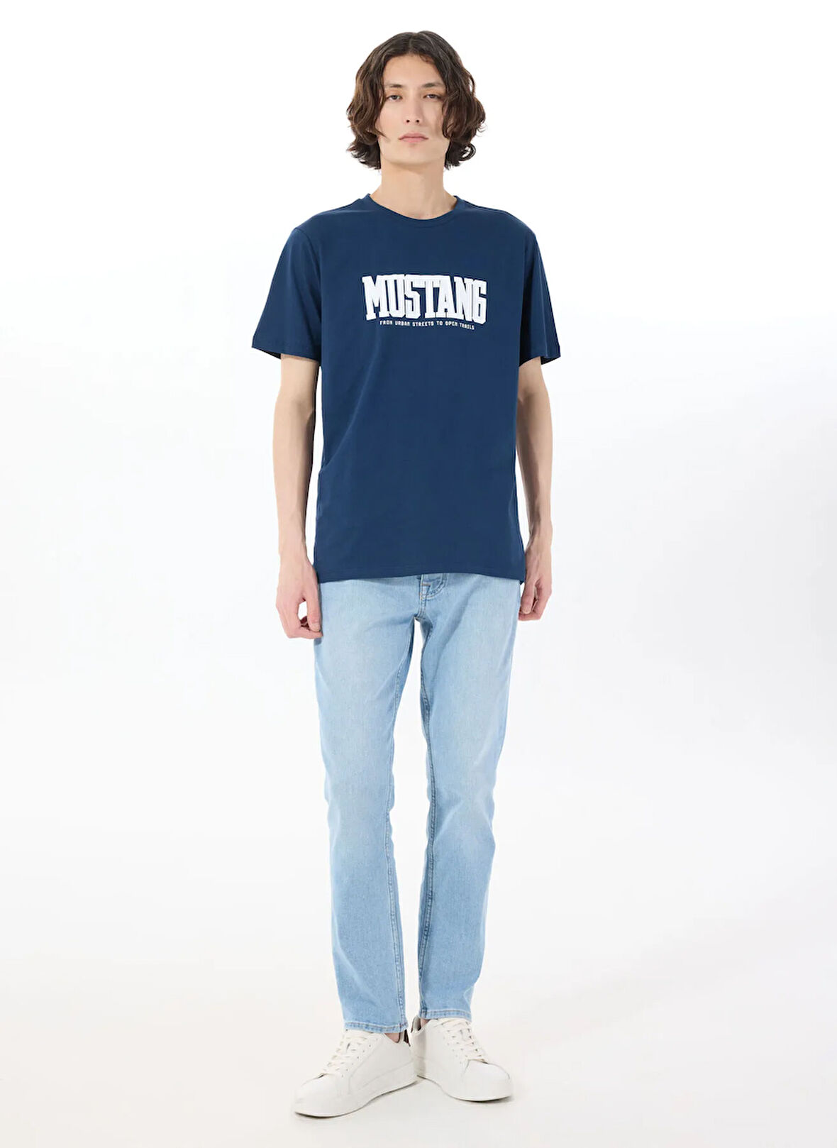 Mustang Orta Bel Tapered Fit Açık Mavi Erkek Denim Pantolon TOLEDO TAPERED -1212