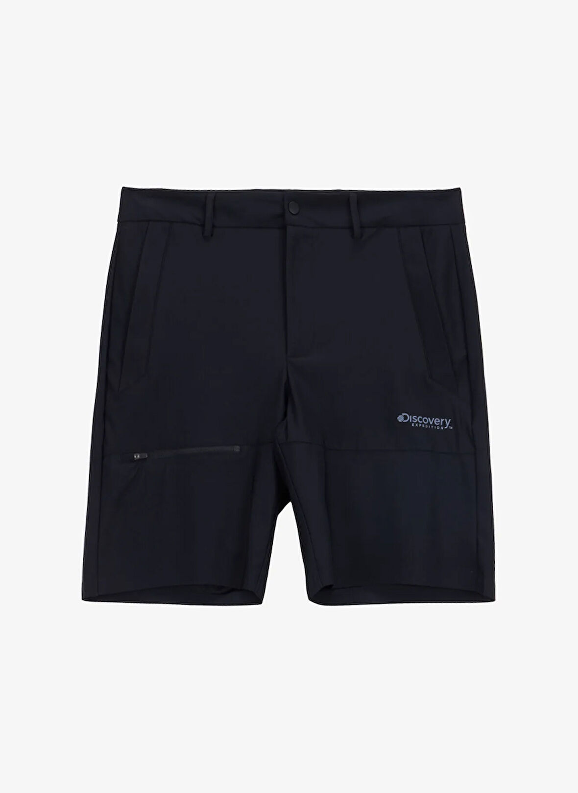 Discovery Expedition D5SM-SHT3859 Siyah Normal Bel Relaxed Düz Erkek Şort