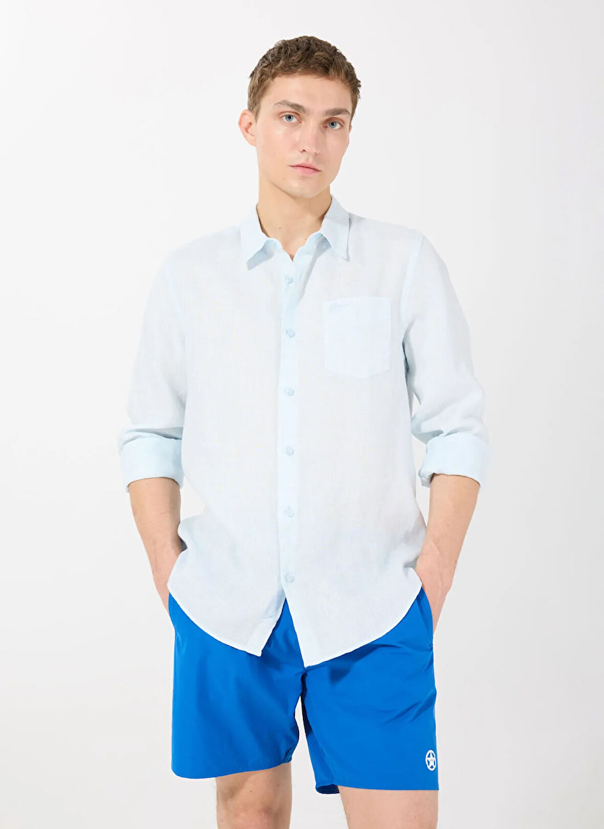 Mavi Erkek Şort Mayo J5WM-MY7514