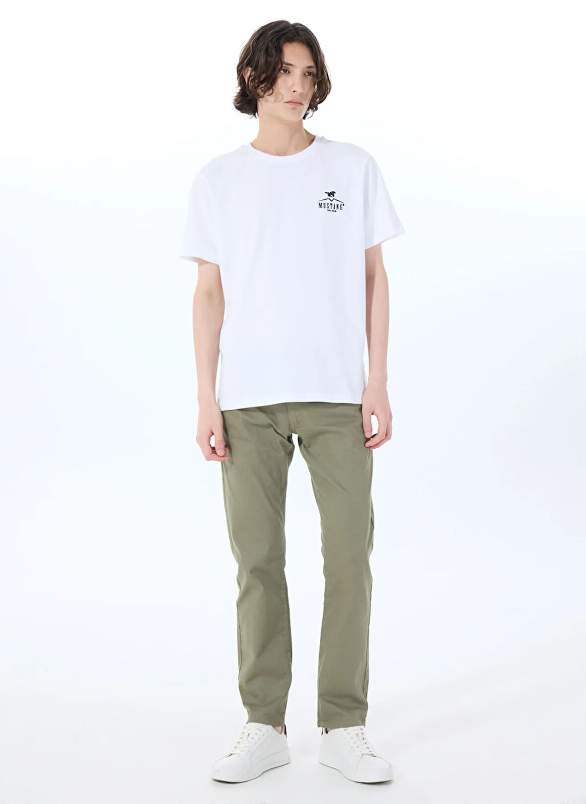 Mustang Normal Bel Straight Haki Erkek Denim Pantolon WASHINGTON STRAIGHT-30