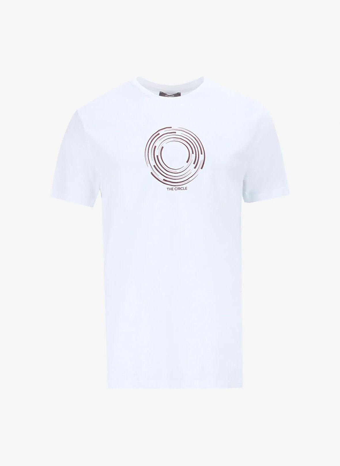 People By Fabrika Bisiklet Yaka Baskılı Beyaz Erkek T-Shirt PBF5SM-TST 9545
