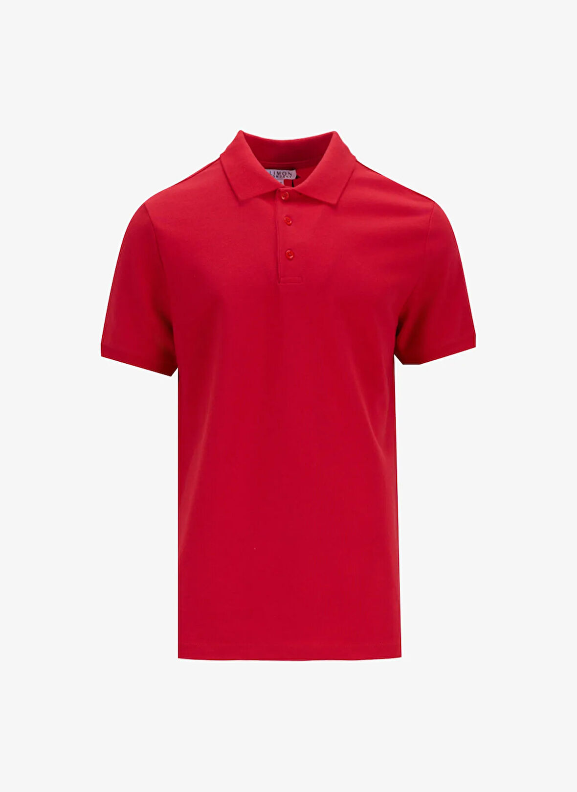 Limon Düz Kırmızı Erkek Polo T-Shirt MML5SM-TST 9546