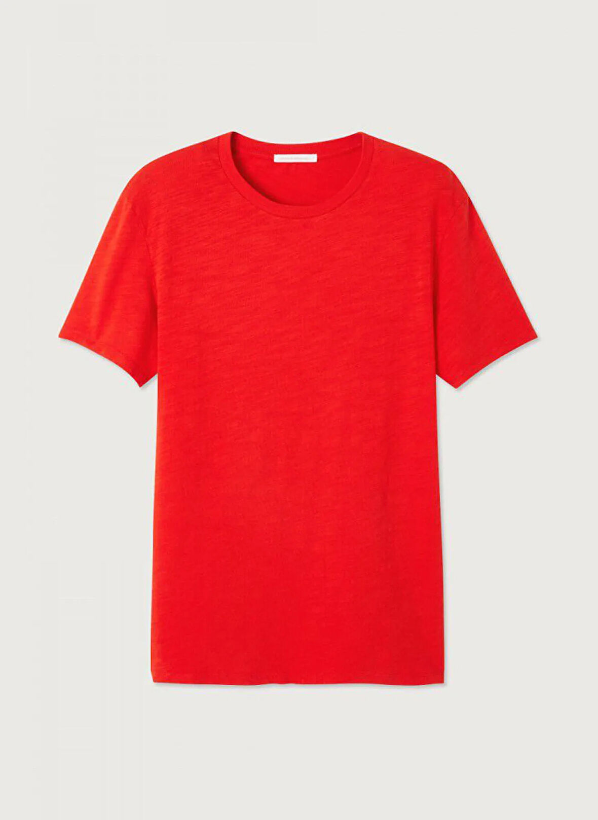 American Vintage Bisiklet Yaka Kırmızı Erkek T-Shirt MBYSA18BE25VOLC