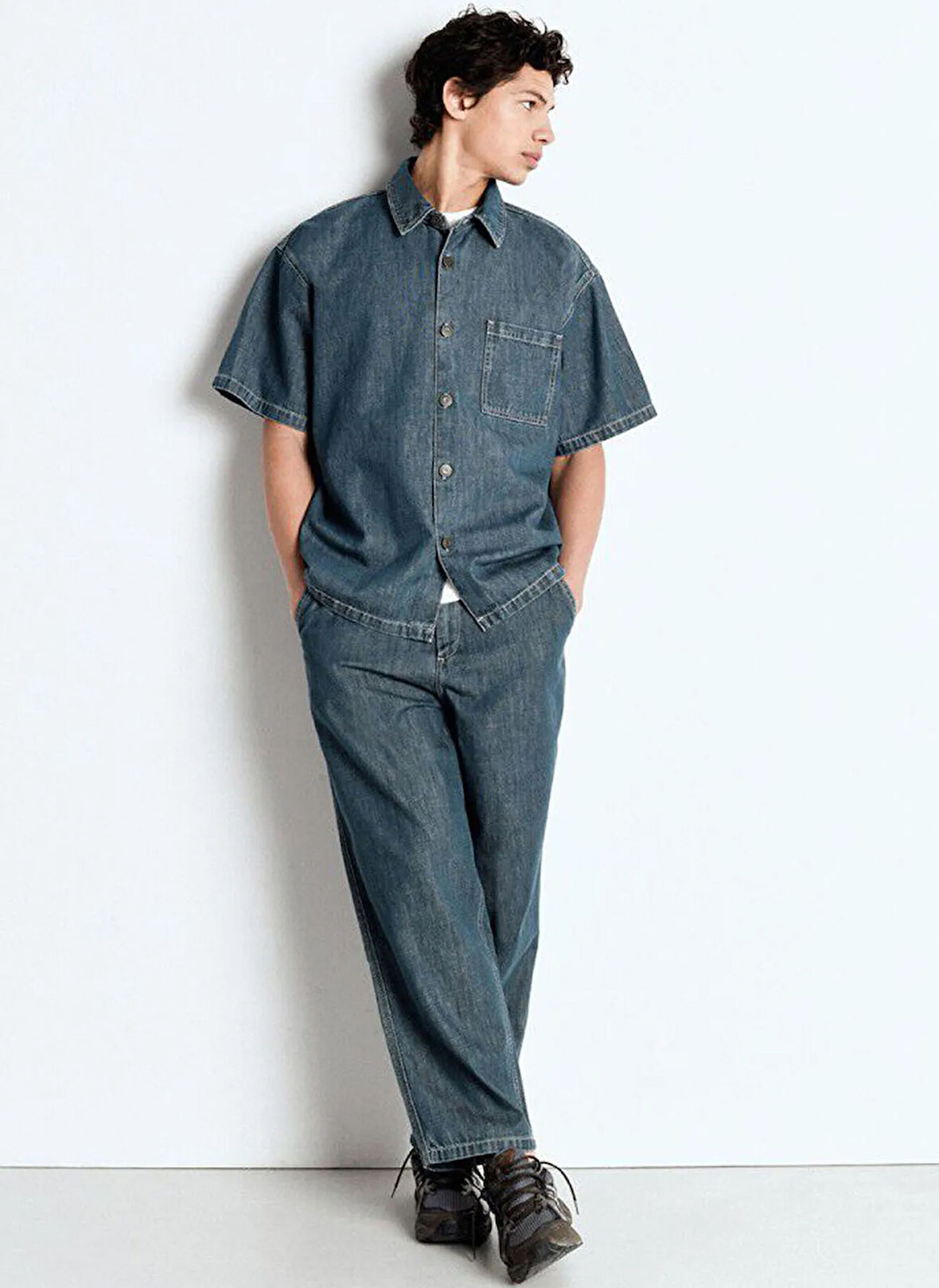 American Vintage Normal Bel Normal Paça Straight Erkek Denim Pantolon MOZY11AE25MEGRECAS