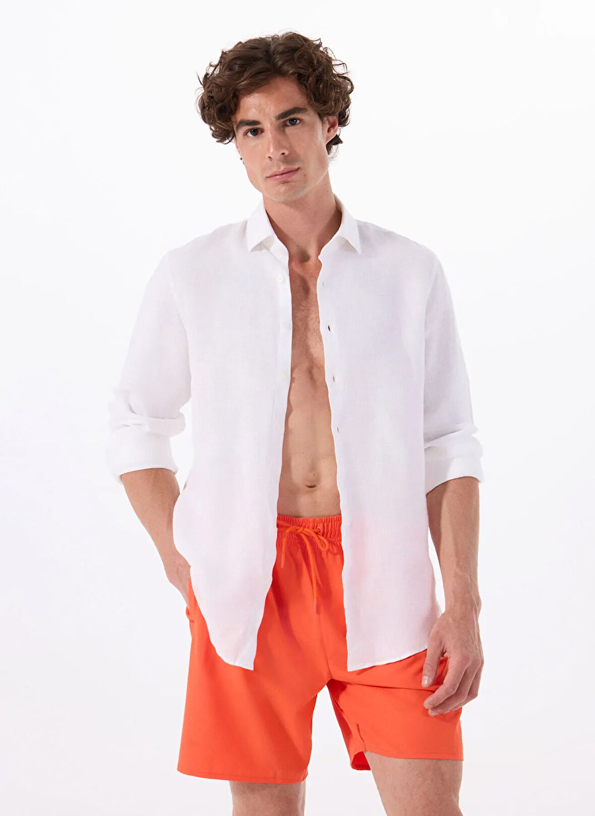 Mustang Turuncu Erkek Şort Mayo M5SM-SRT0001